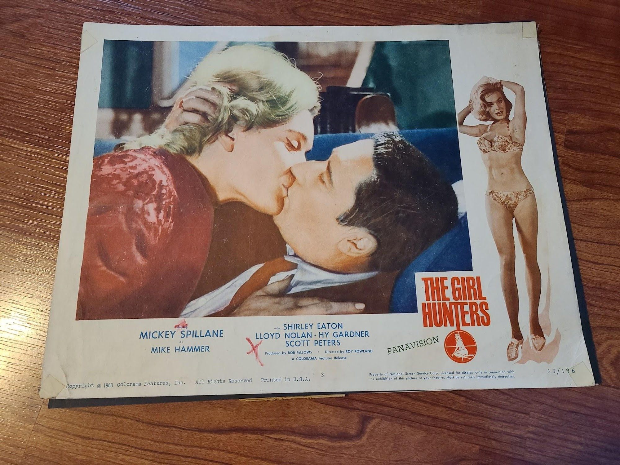 The Girl Hunters 1963 General Lobby Cards