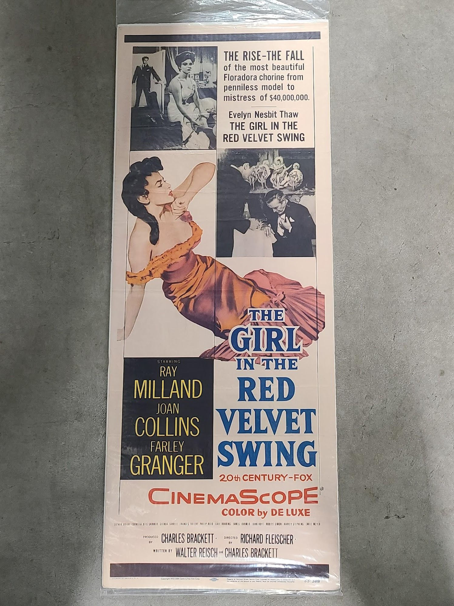 The Girl In The Red Velvet Swing 1955 Inserts