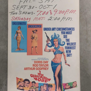 The Glass Bottom Boat 1966 Window Cards