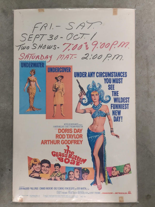The Glass Bottom Boat 1966 Window Cards