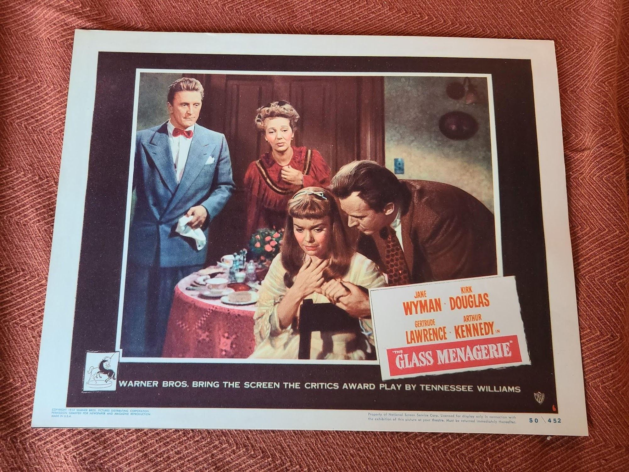 The Glass Menagerie 1950 General Lobby Cards