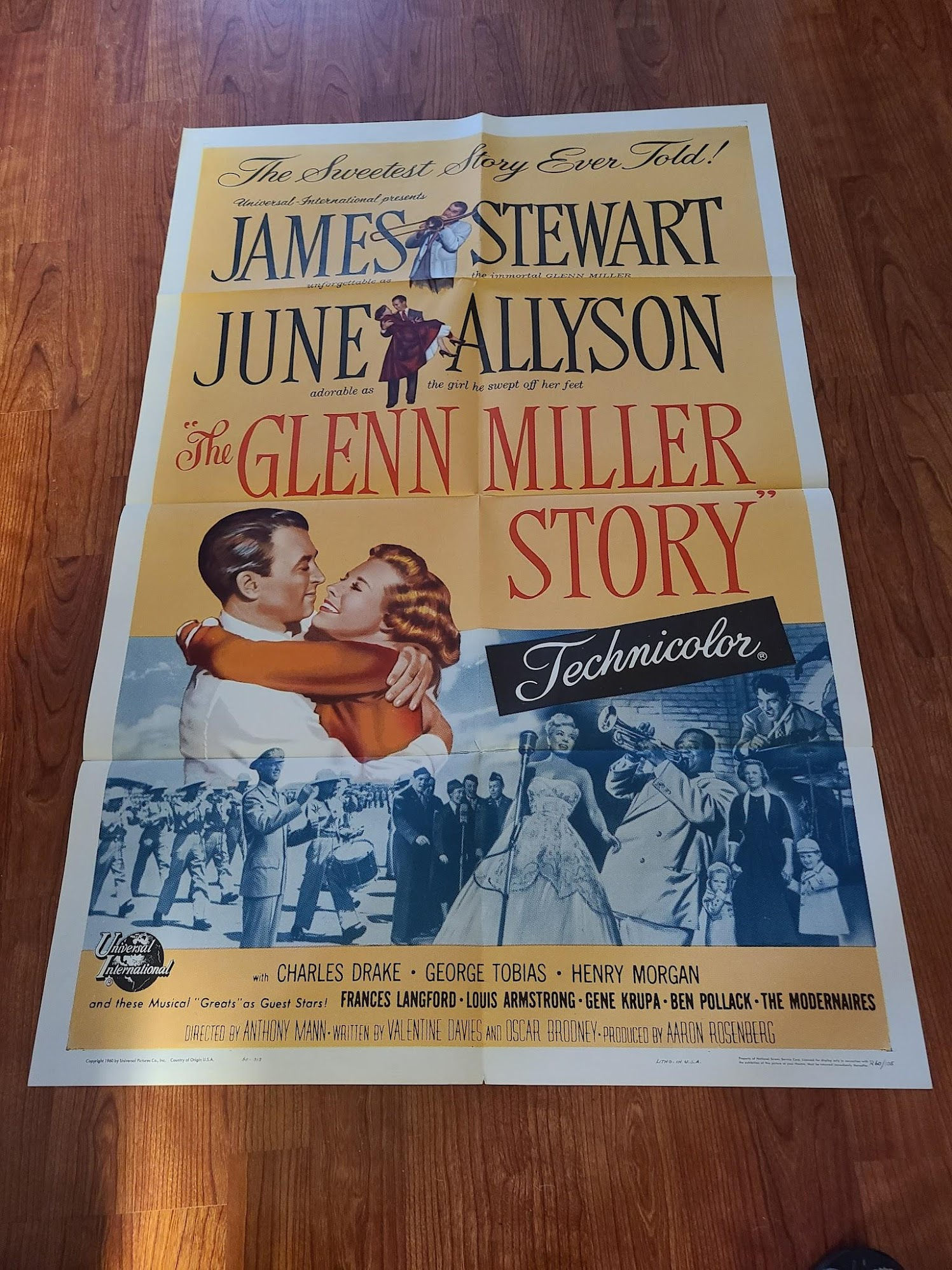 The Glenn Miller Story 1954 1 Sheets/US
