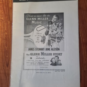 The Glenn Miller Story 1954 Press Books