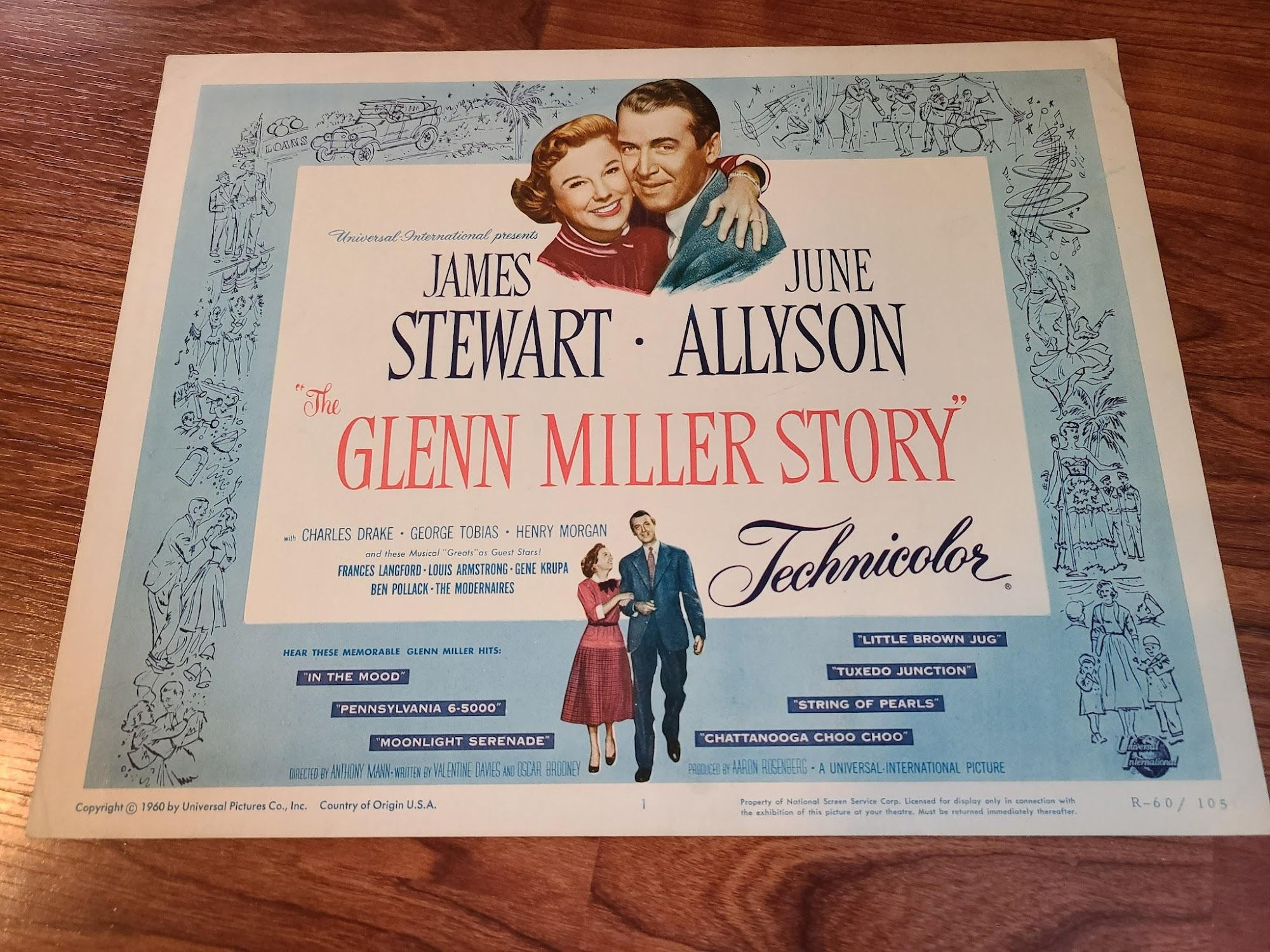 The Glenn Miller Story 1954 Title Cards