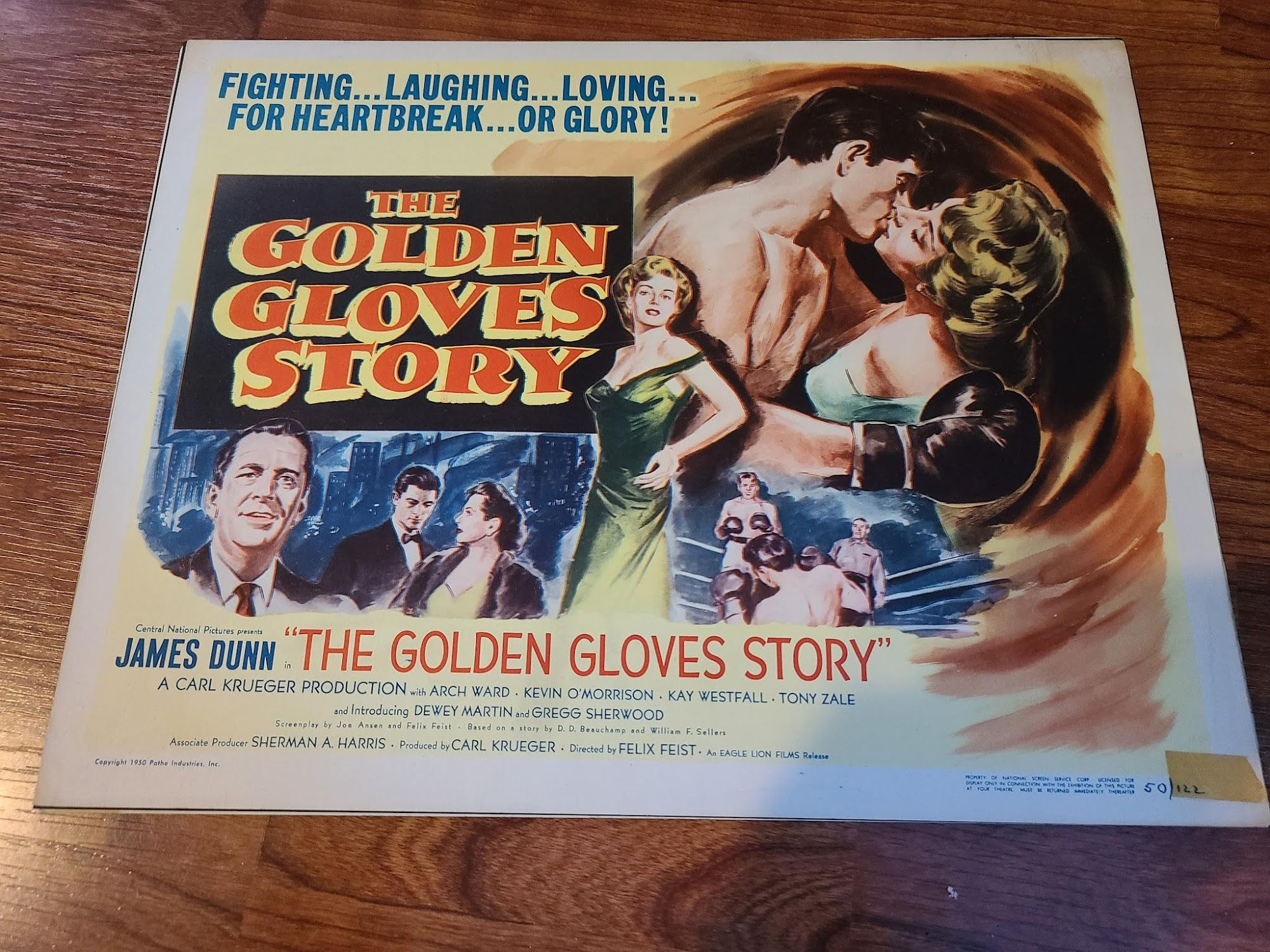 The Golden Gloves Story 1950 Title Cards