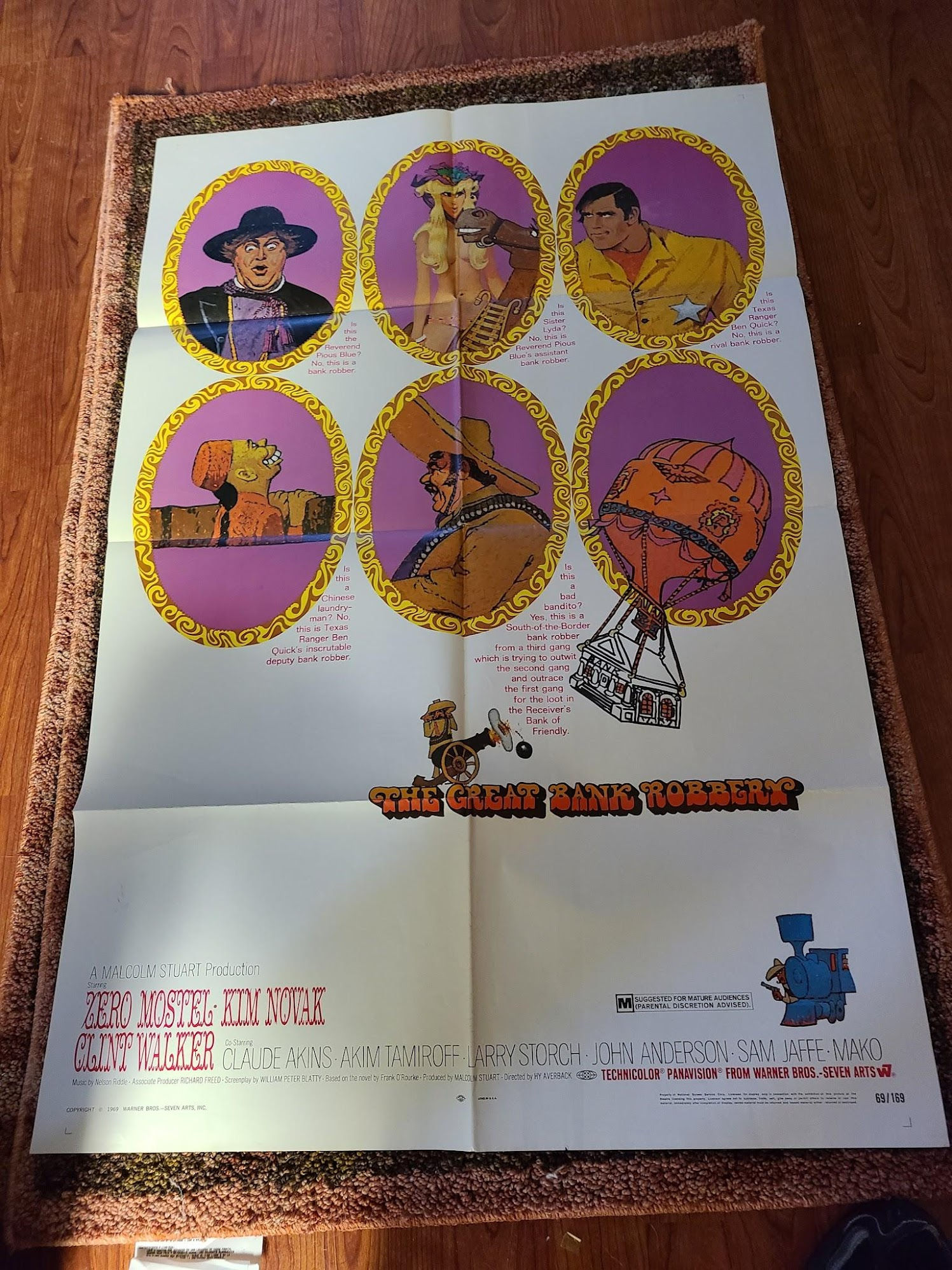 The Great Bank Robbery 1969 1 Sheets/US