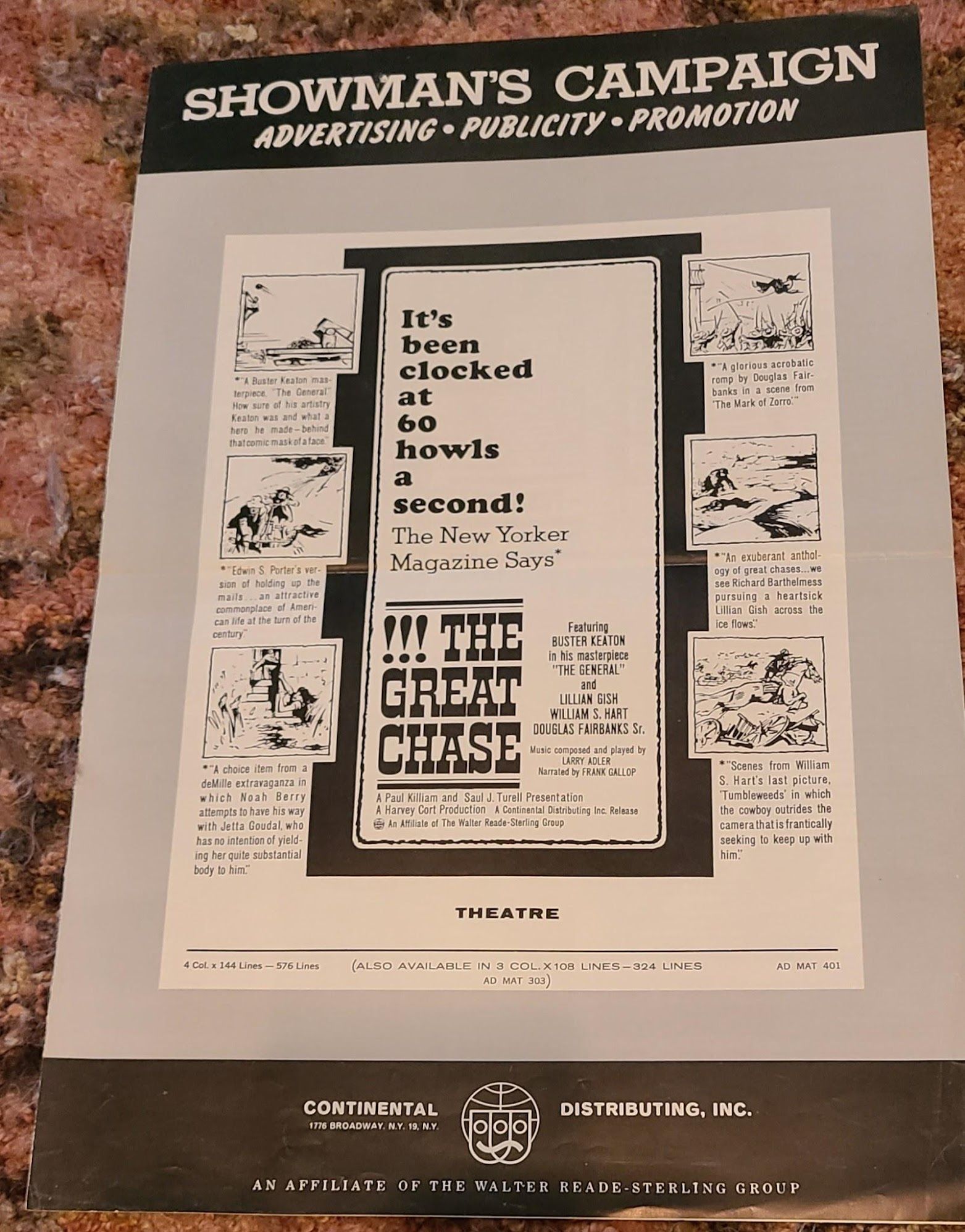 The Great Chase 1963 Press Books