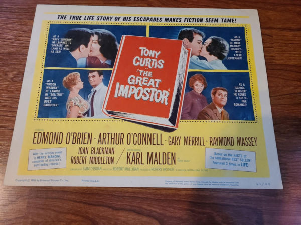 The Great Impostor 1961 Title Cards