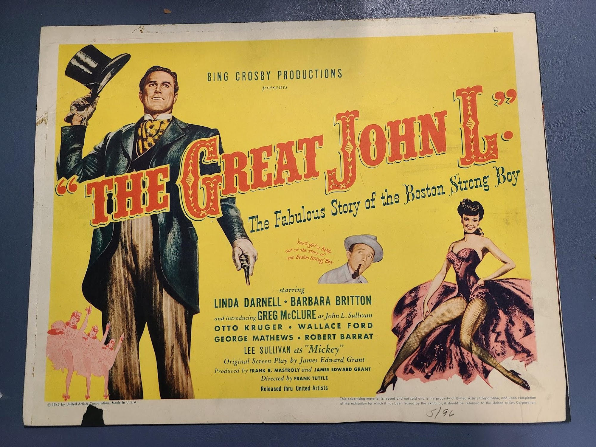 The Great John L 1945 Title Cards