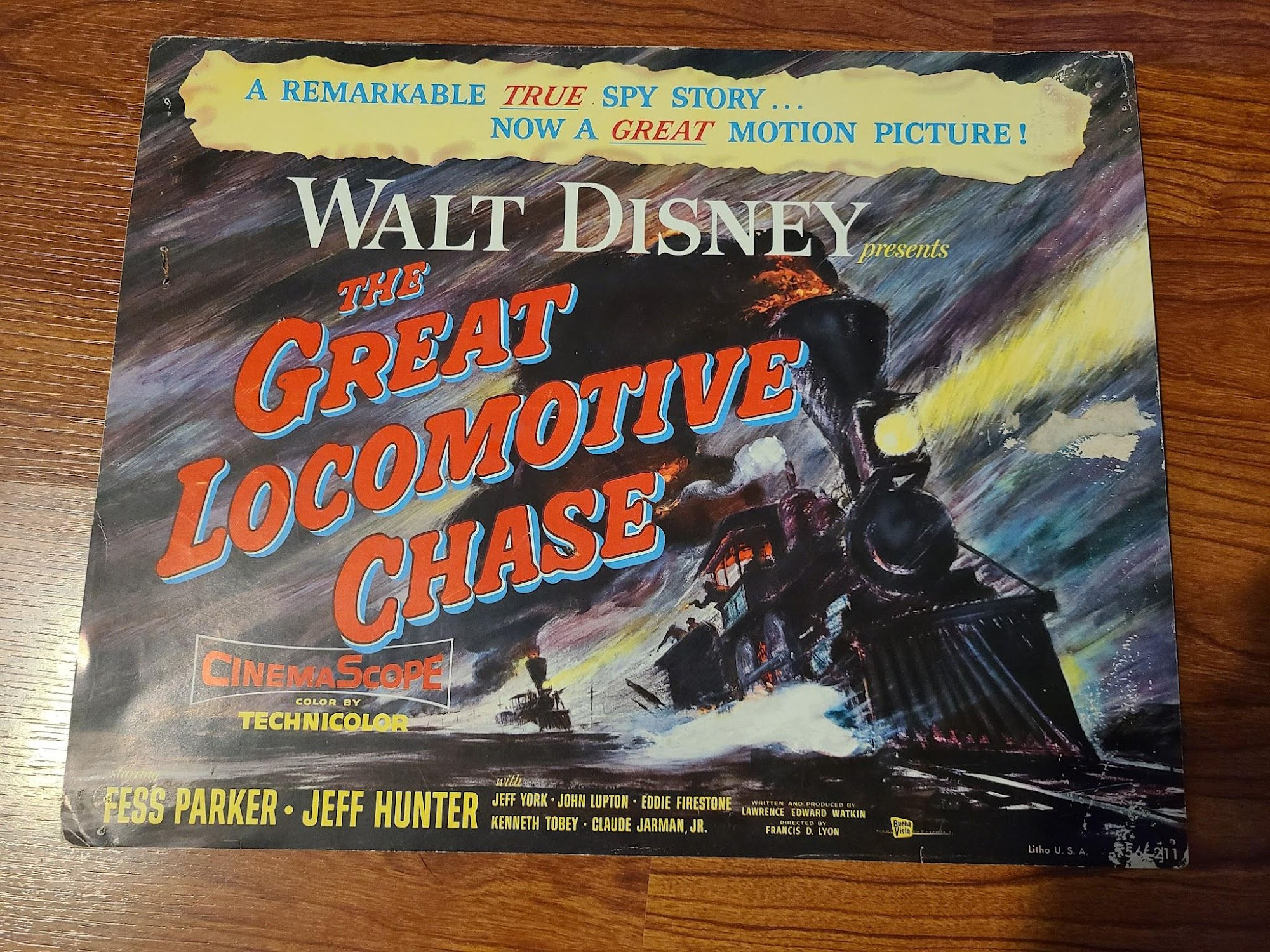The Great Locomotive Chase 1956 Western Lobby Cards
