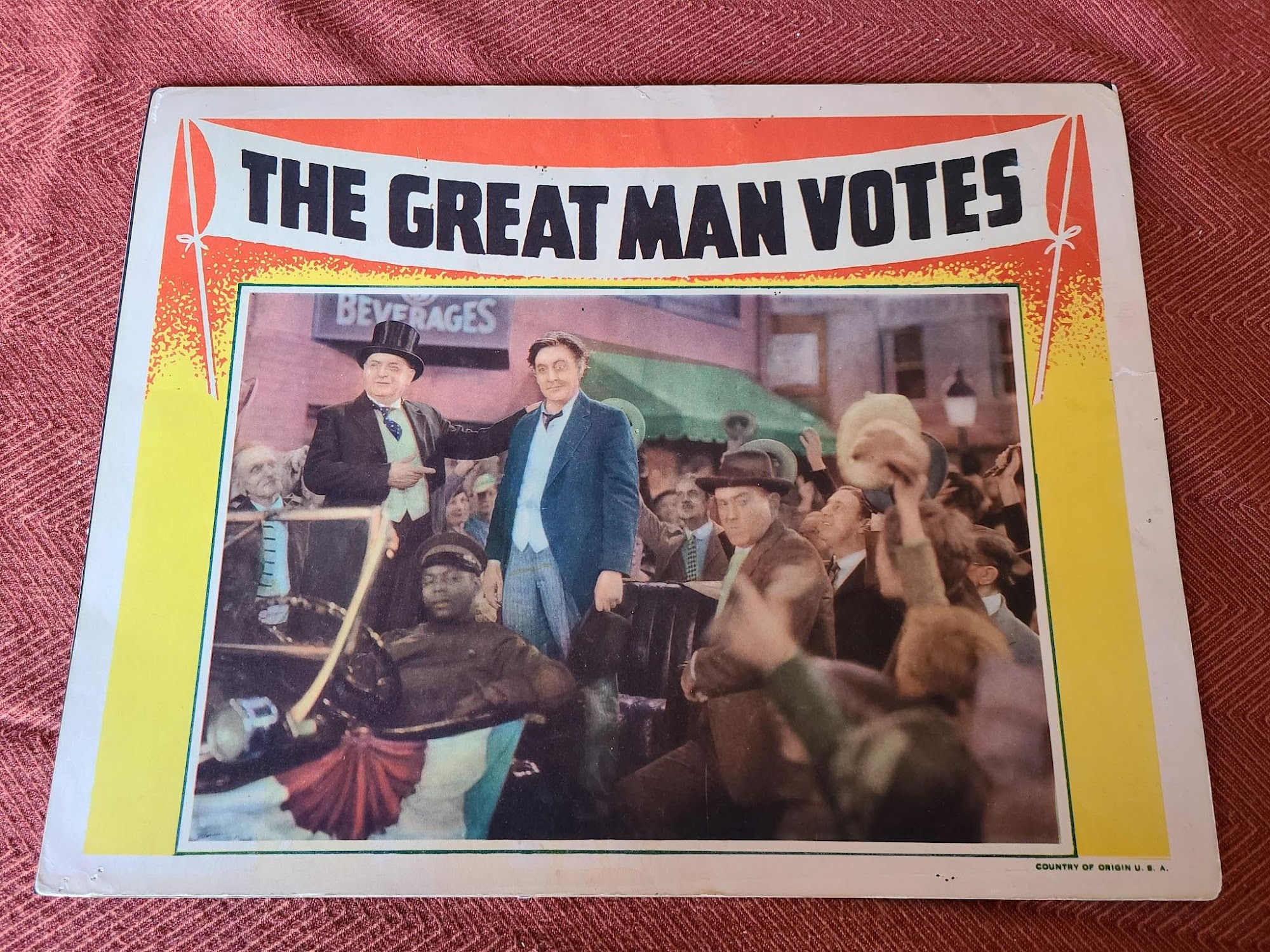 The Great Man Votes 1939 General Lobby Cards