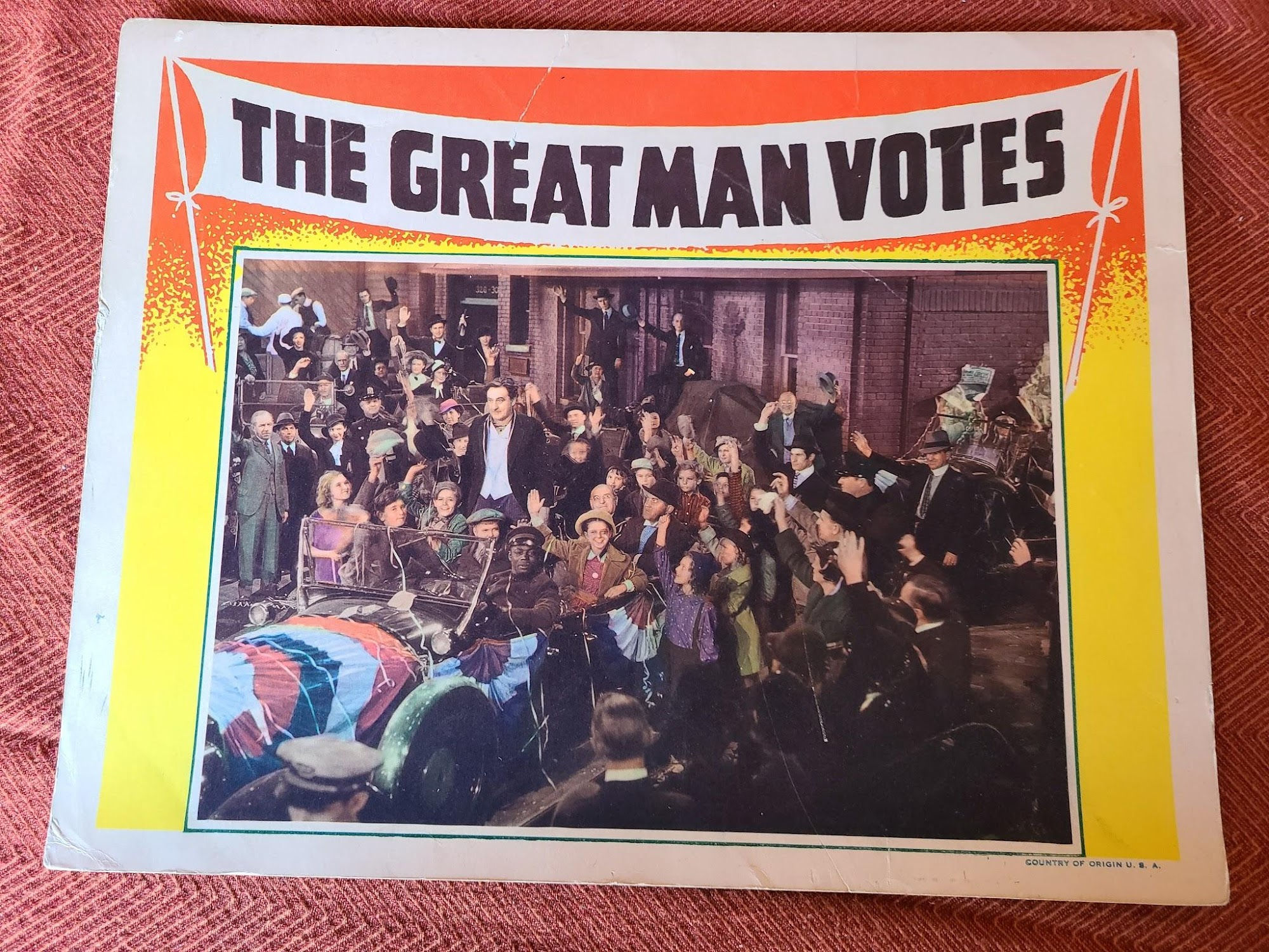 The Great Man Votes 1939 General Lobby Cards