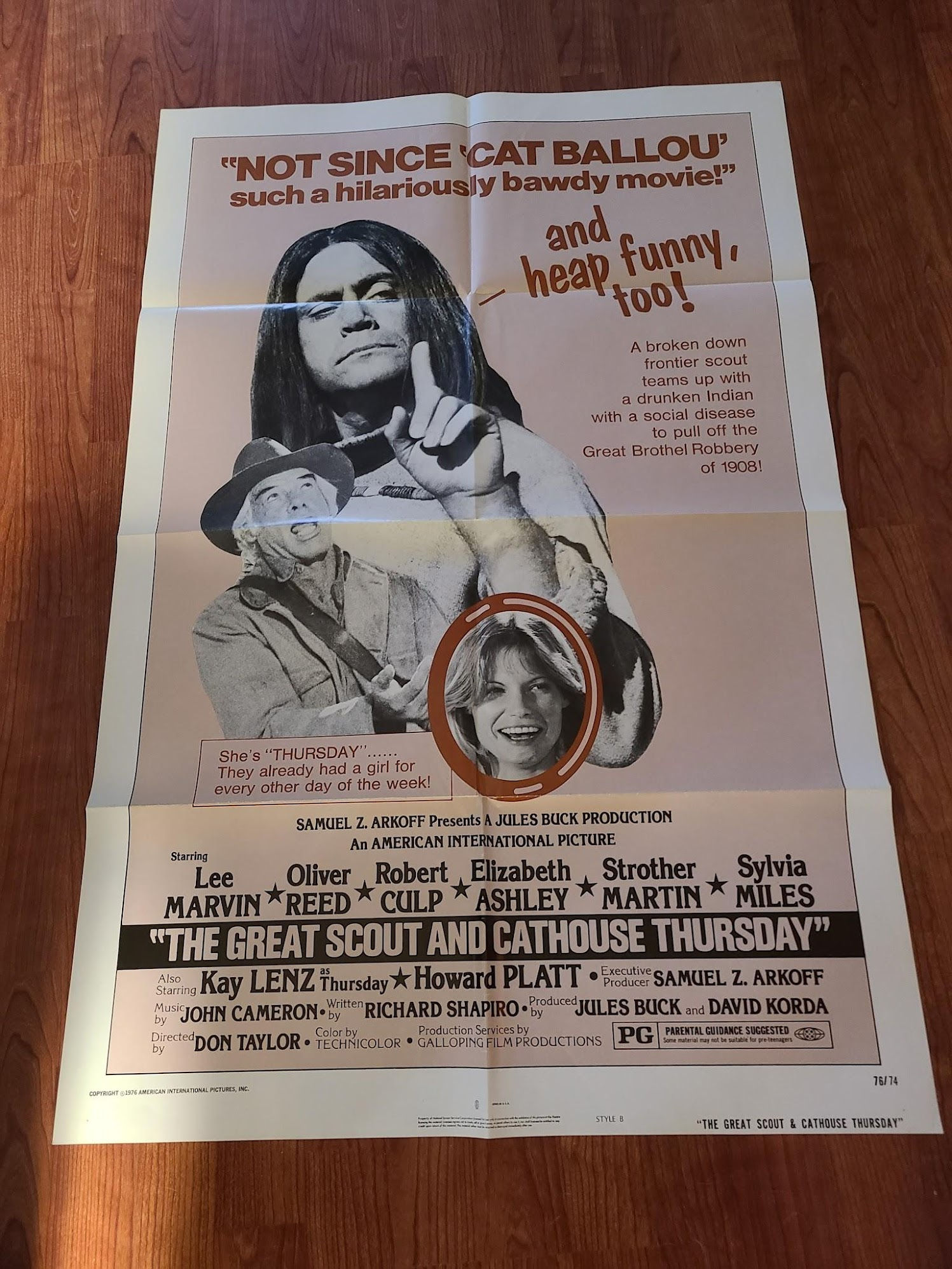 The Great Scout and Cathouse Thursday 1976 1 Sheets/US