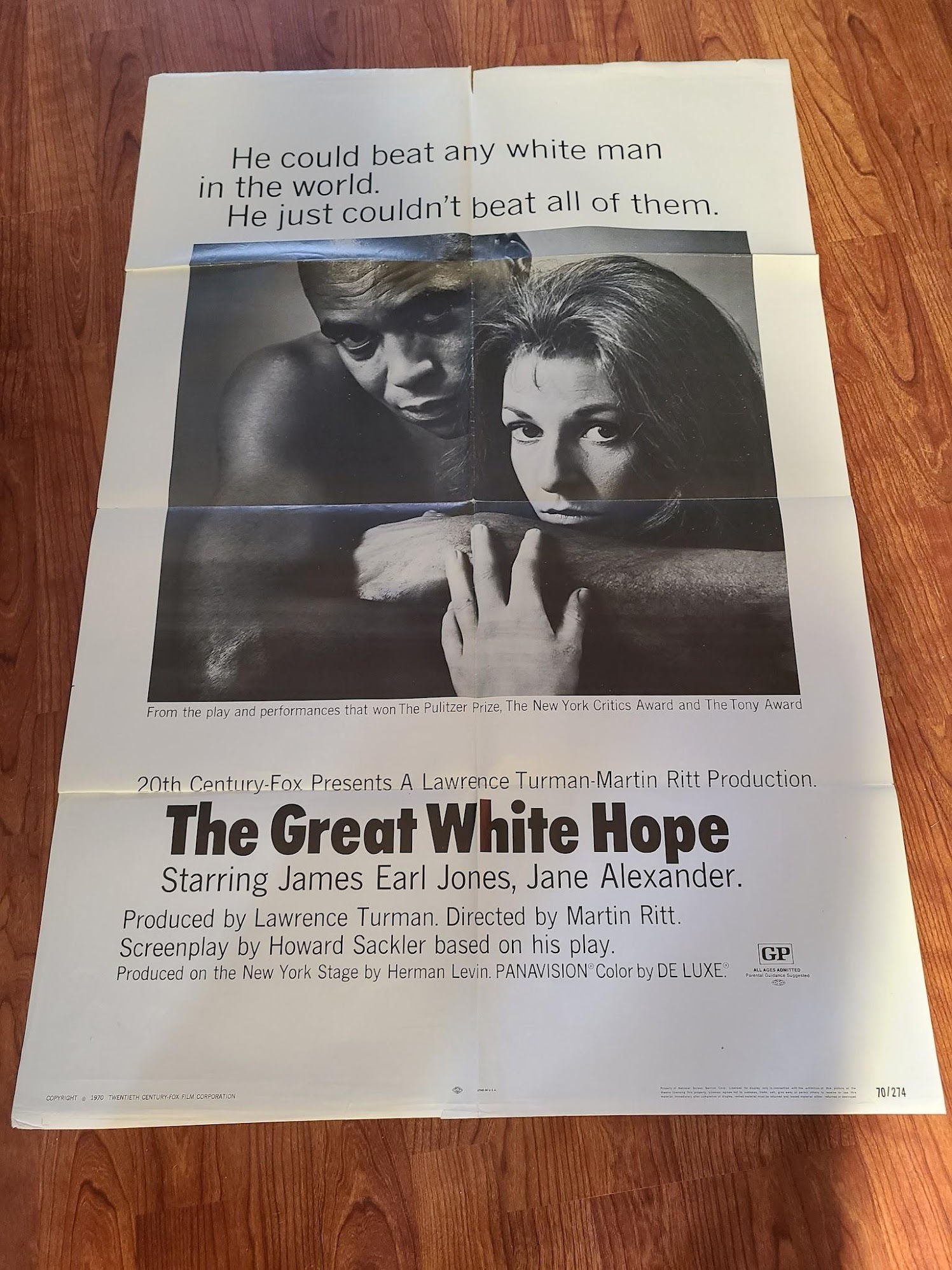 The Great White Hope 1970 1 Sheets/US