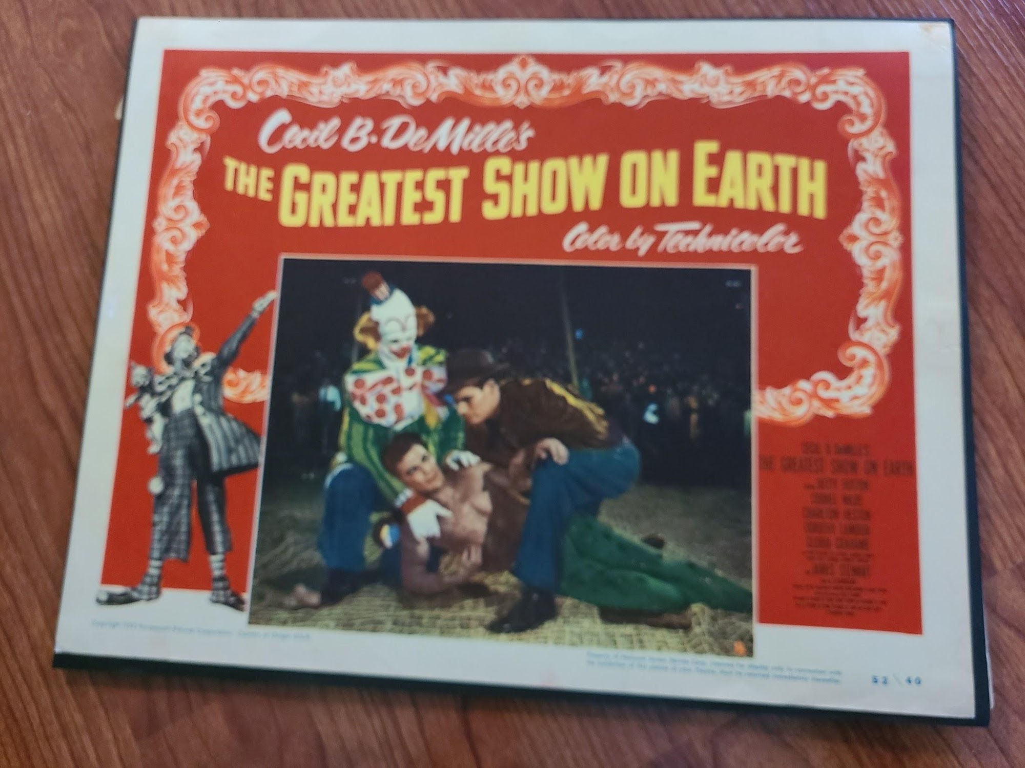 The Greatest Show On Earth 1952 General Lobby Cards