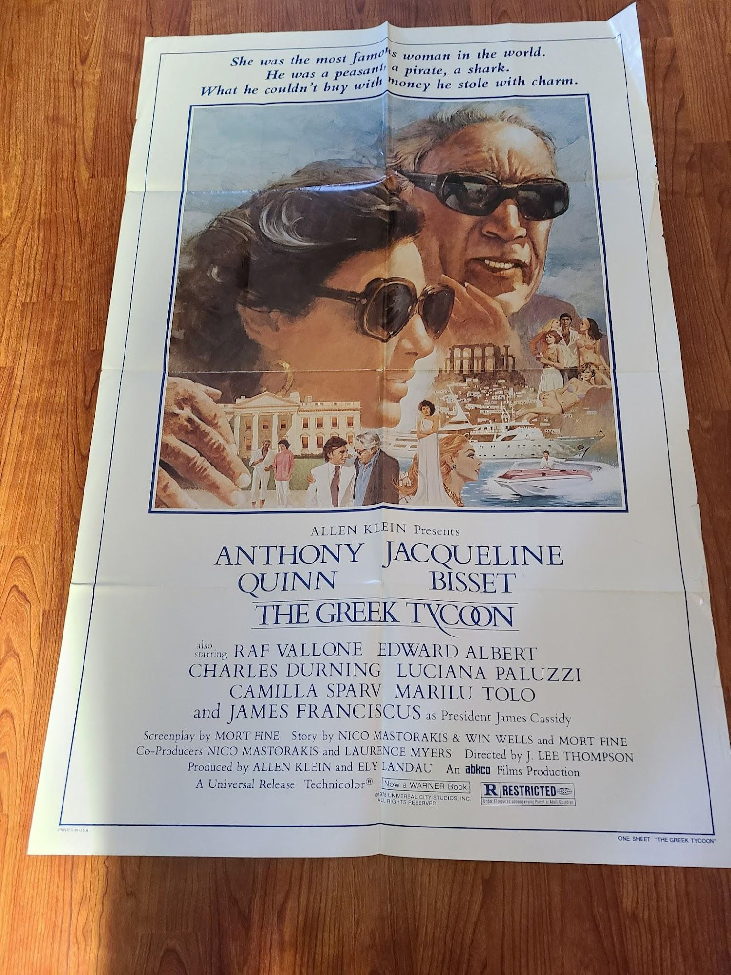 The Greek Tycoon 1978 1 Sheets/US