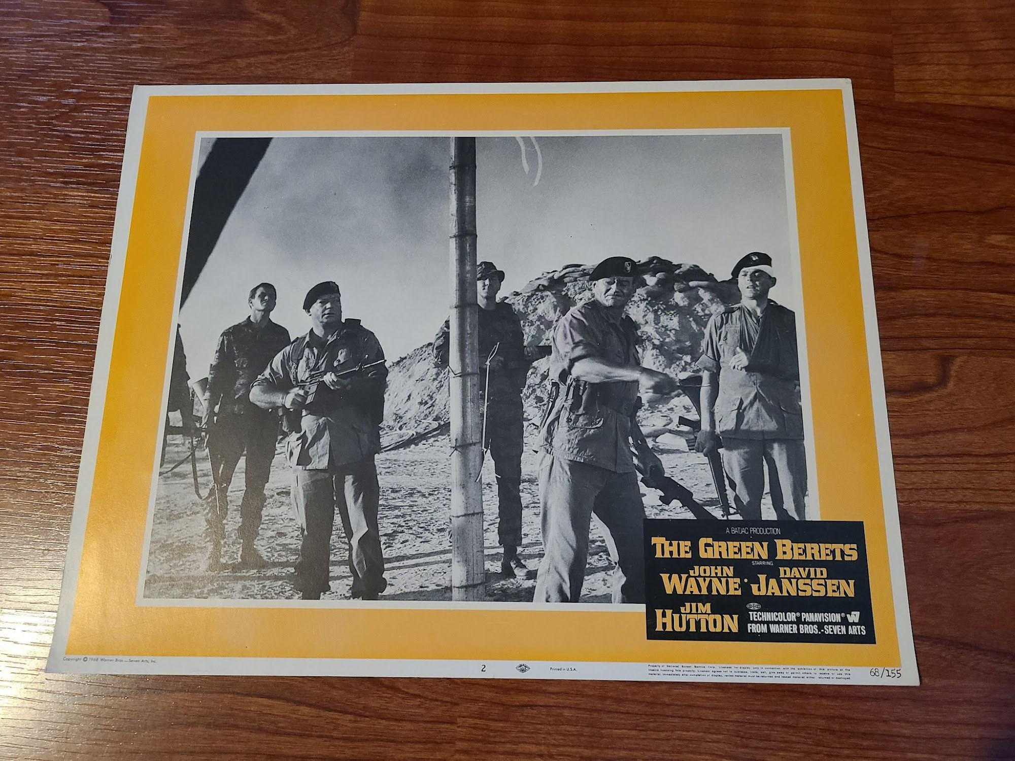 The Green Berets 1968 General Lobby Cards