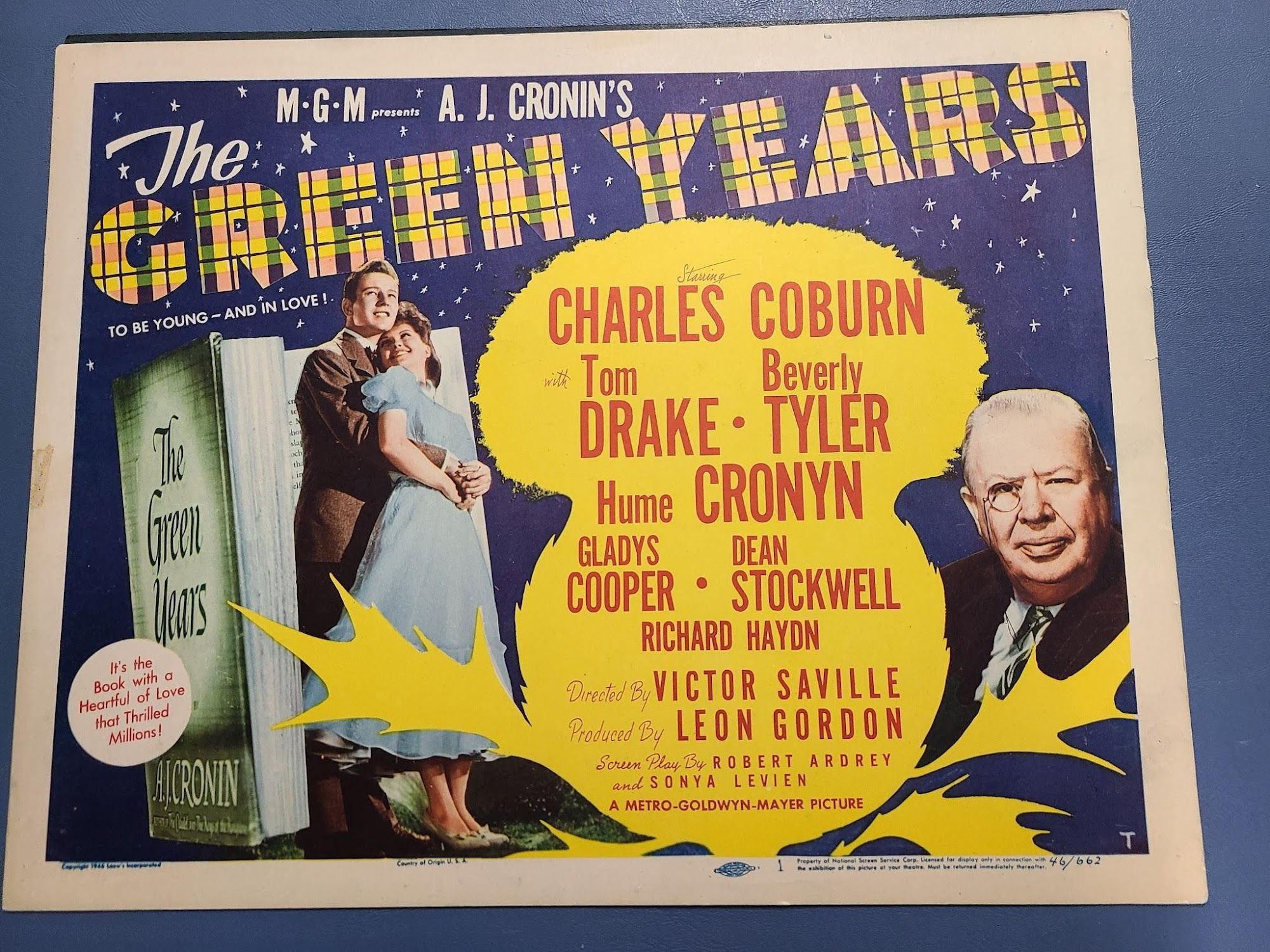 The Green Years 1946 Title Cards
