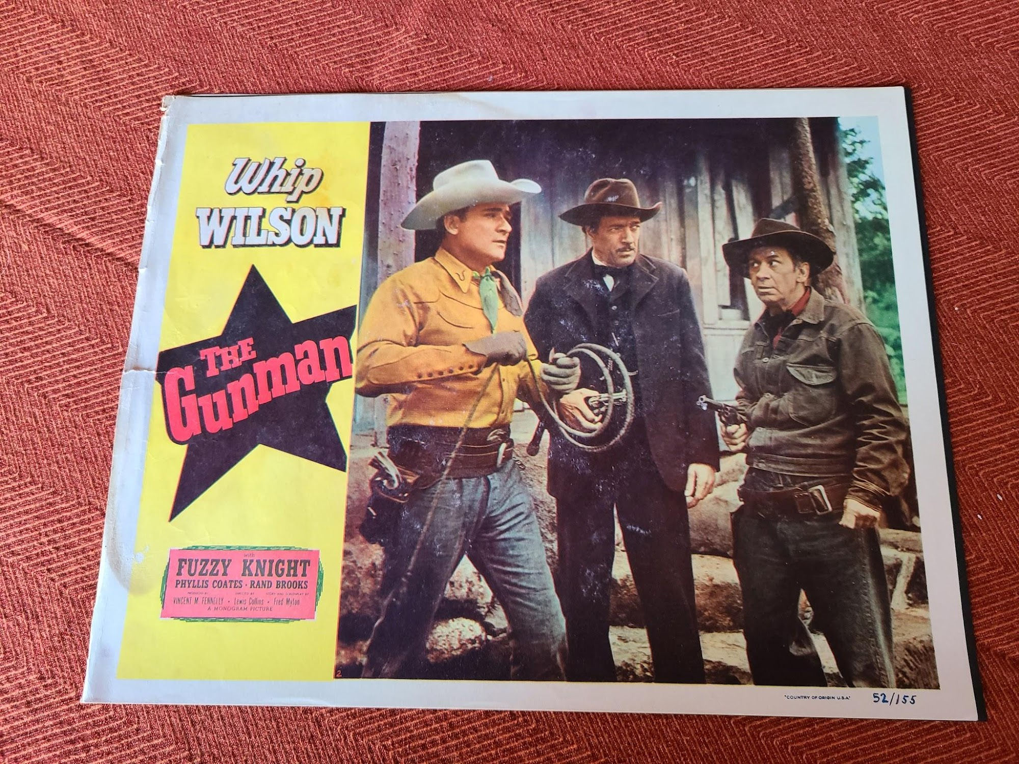 The Gunman 1952 Western Lobby Cards