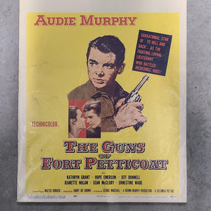 The Guns At Fort Petticoat 1957 Window Cards