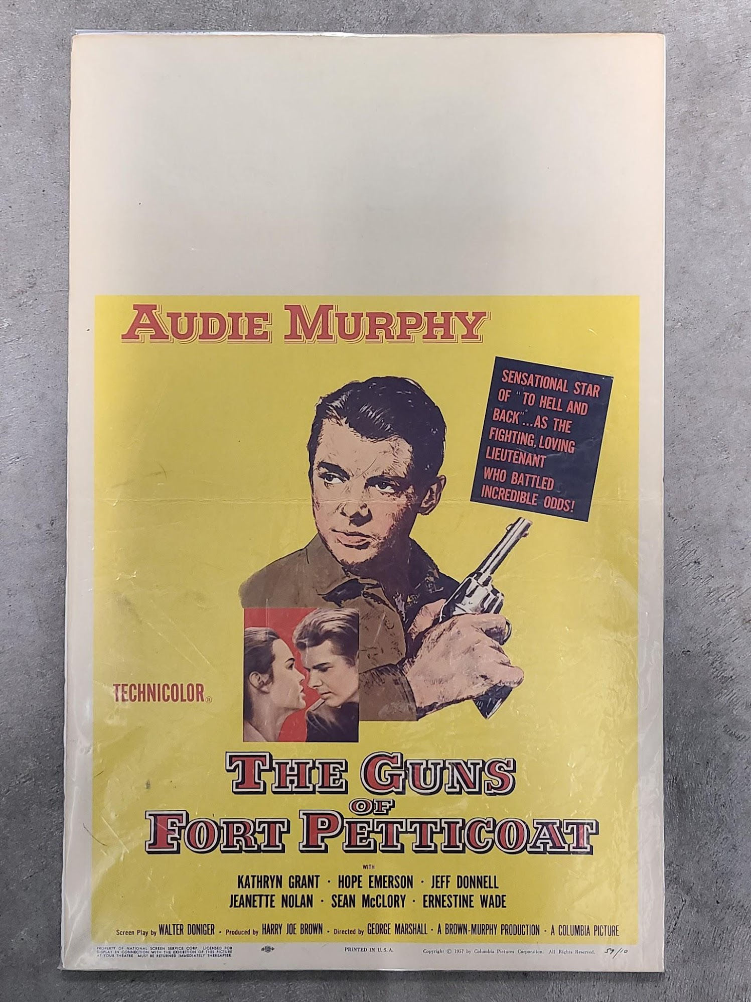 The Guns At Fort Petticoat 1957 Window Cards