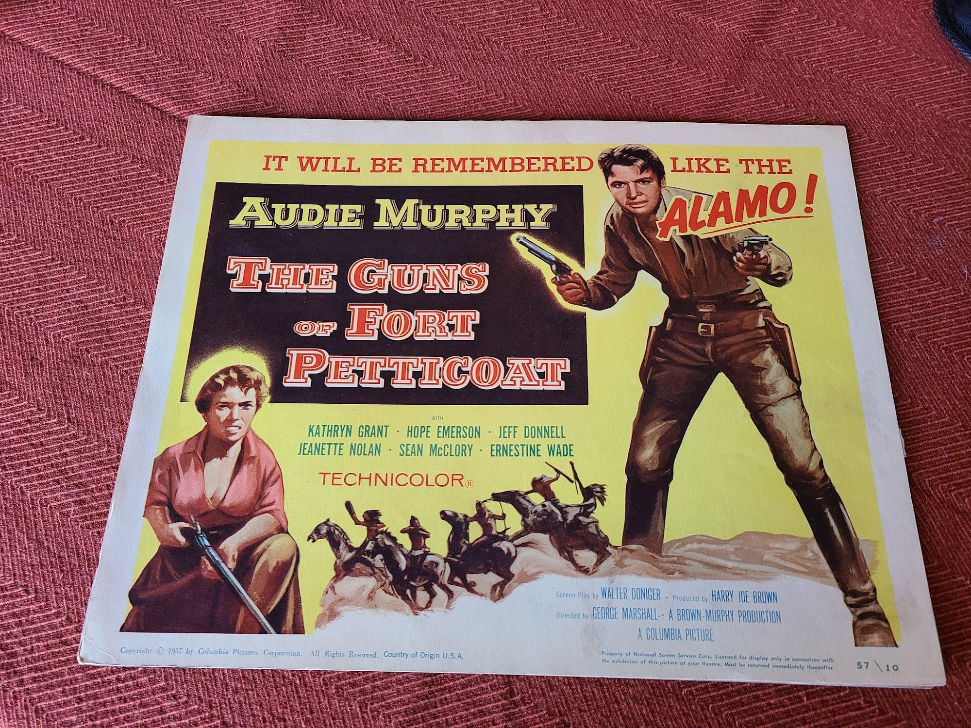 The Guns Of Fort Petticoat 1957 Western Lobby Cards