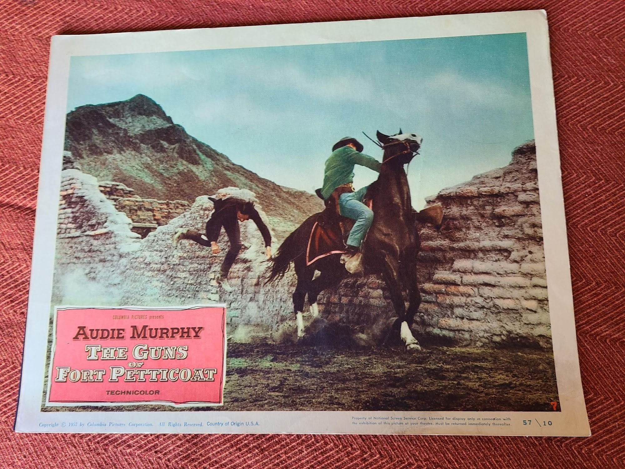 The Guns Of Fort Petticoat 1957 Western Lobby Cards