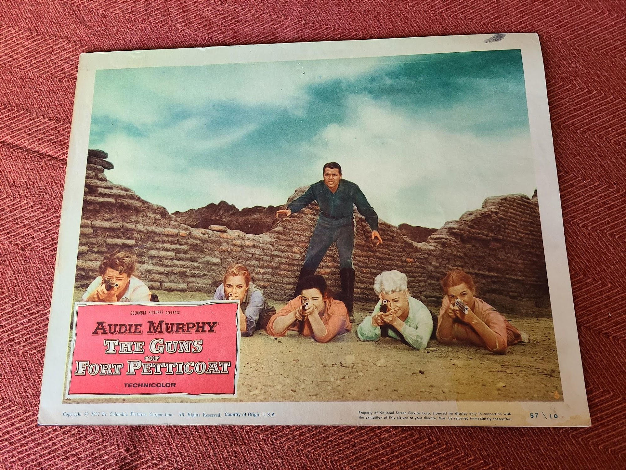 The Guns Of Fort Petticoat 1957 Western Lobby Cards