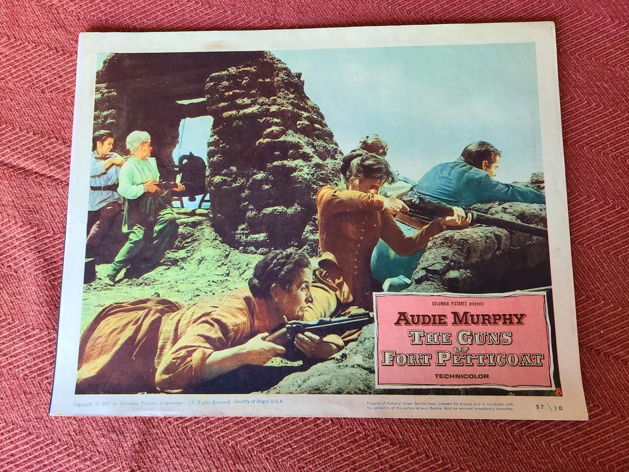 The Guns Of Fort Petticoat 1957 Western Lobby Cards