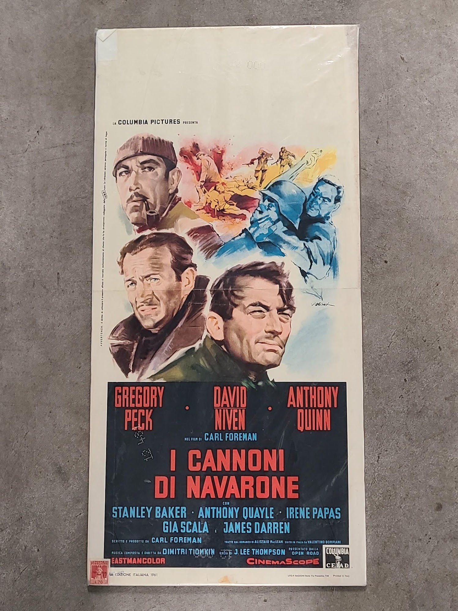 The Guns of Navarone 1961 Locodina