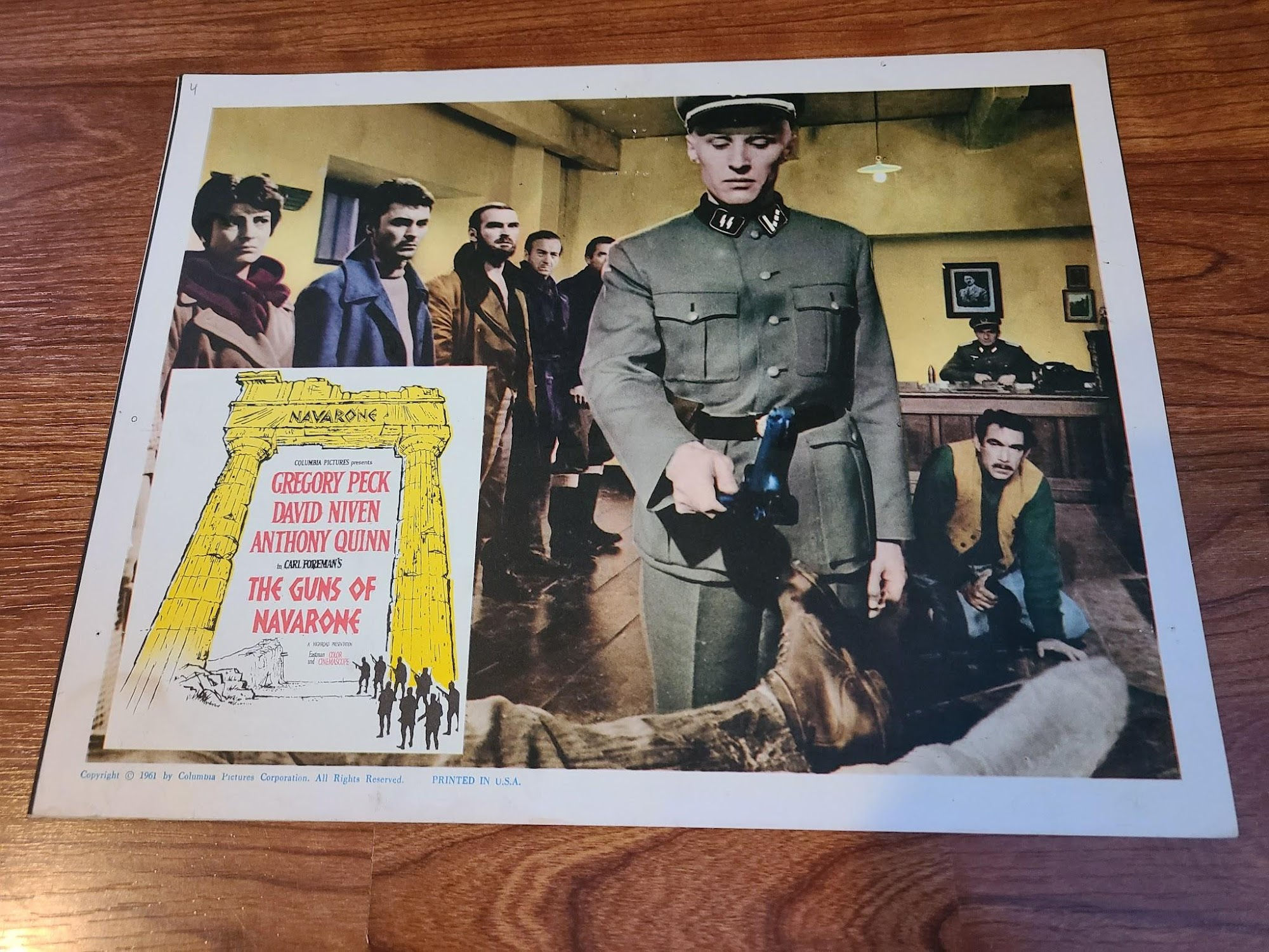 The Guns Of Navarone 1961 Military/Aviation Lobby Cards