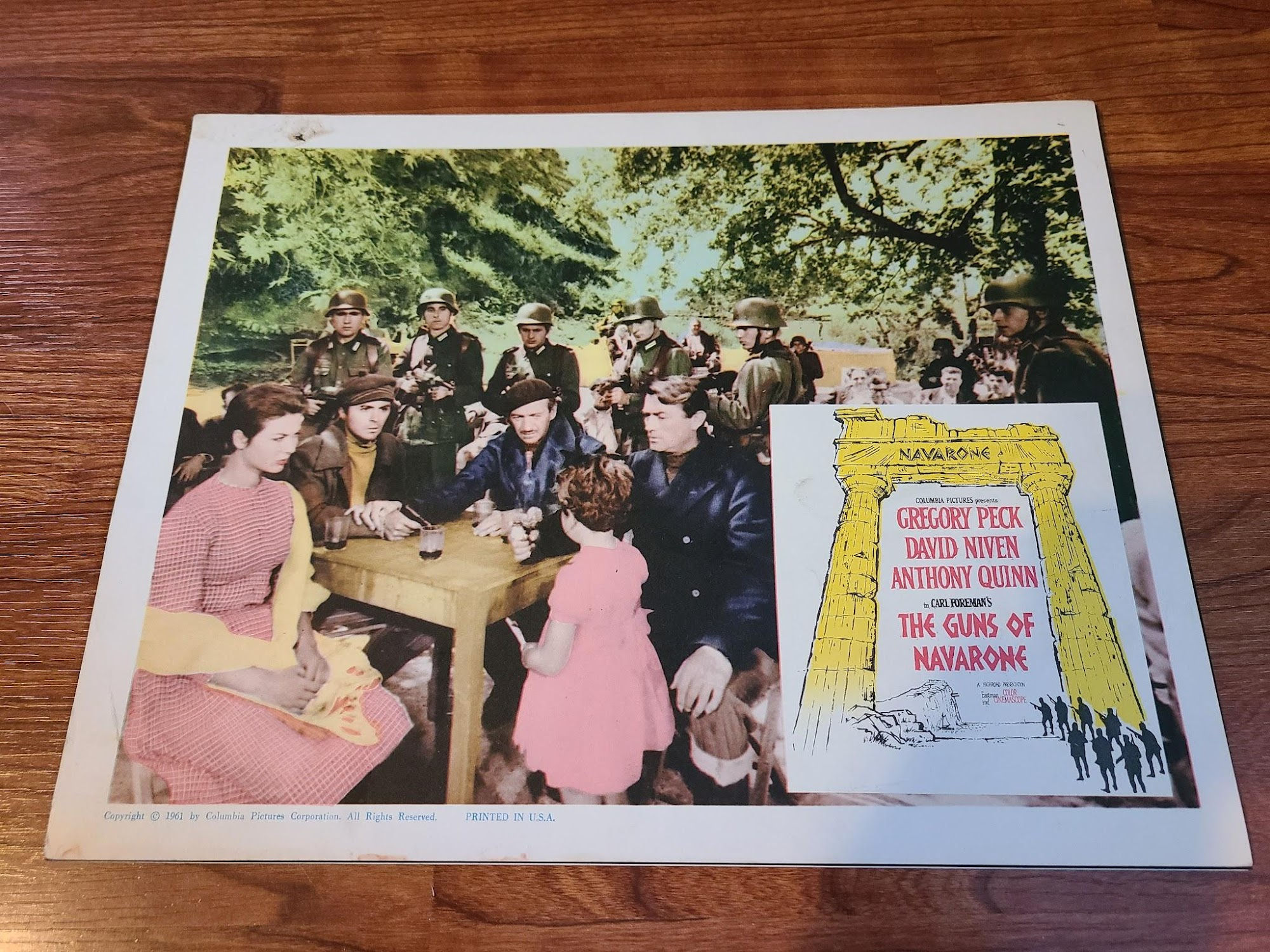 The Guns Of Navarone 1961 Military/Aviation Lobby Cards