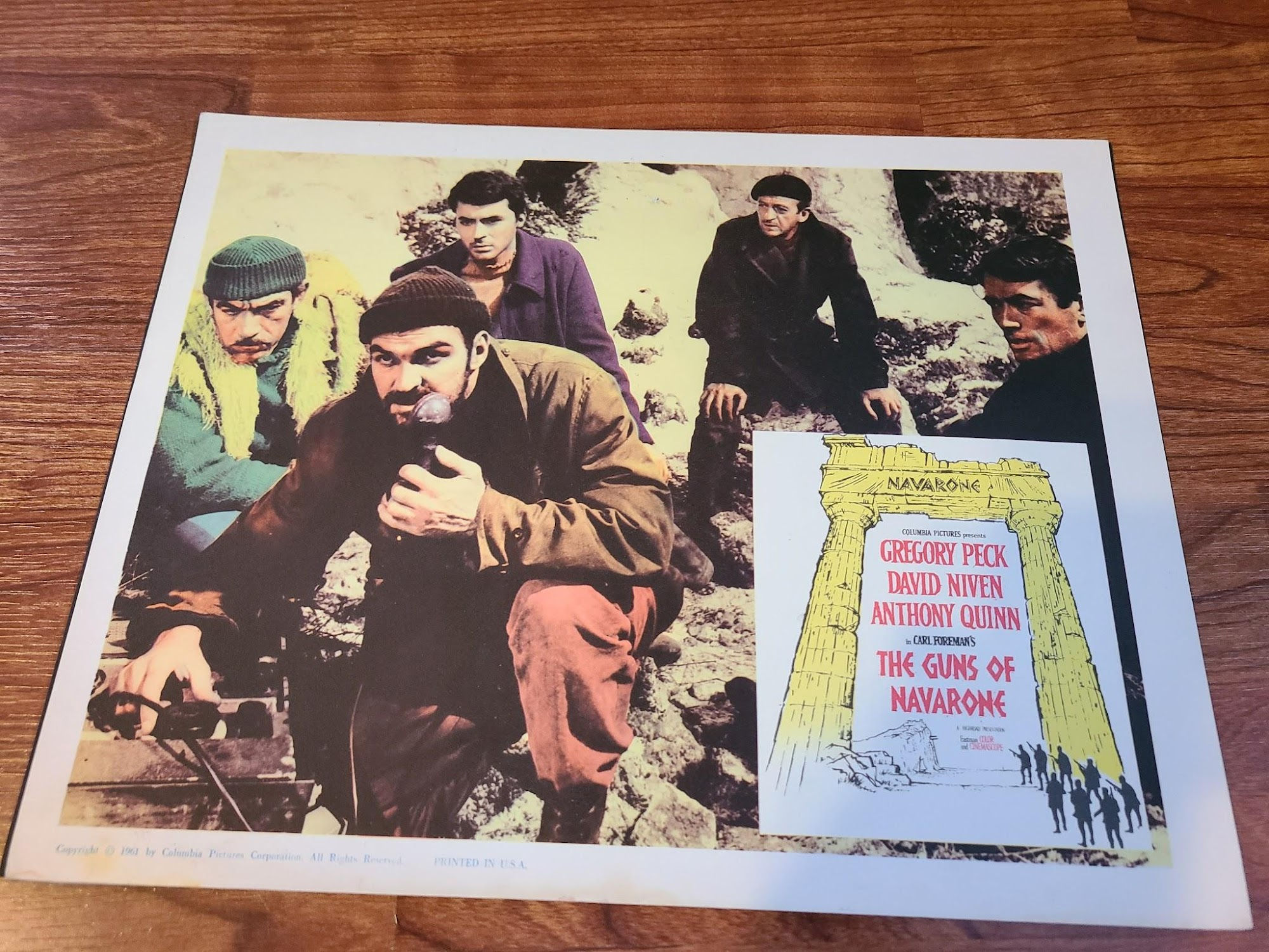 The Guns Of Navarone 1961 Military/Aviation Lobby Cards