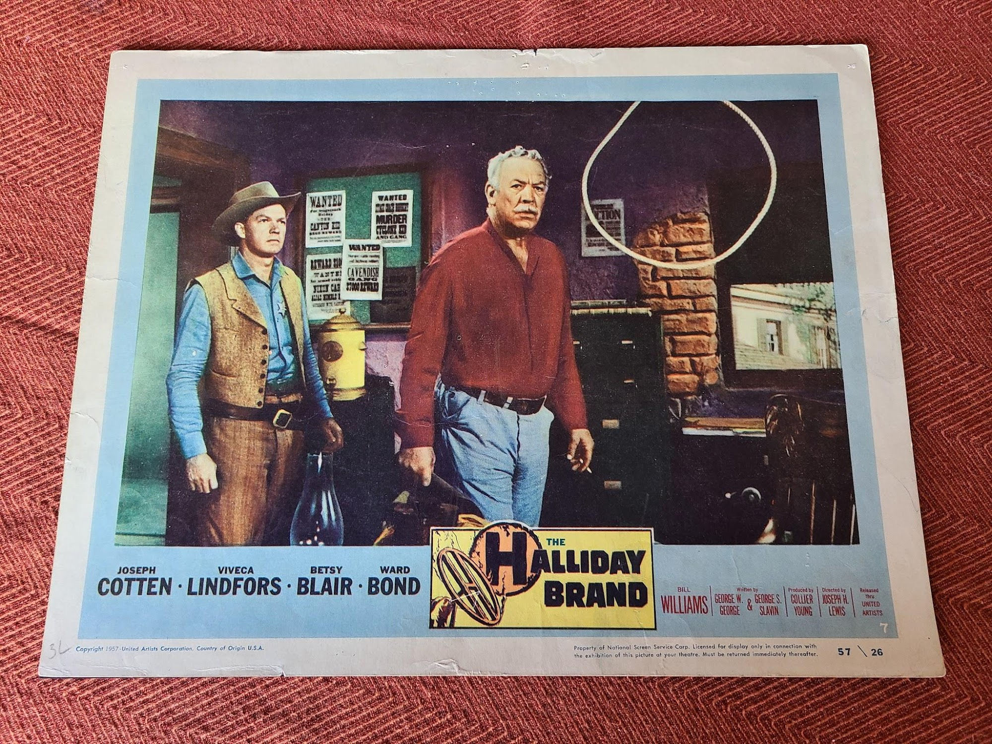 The Halliday Brand 1957 Western Lobby Cards