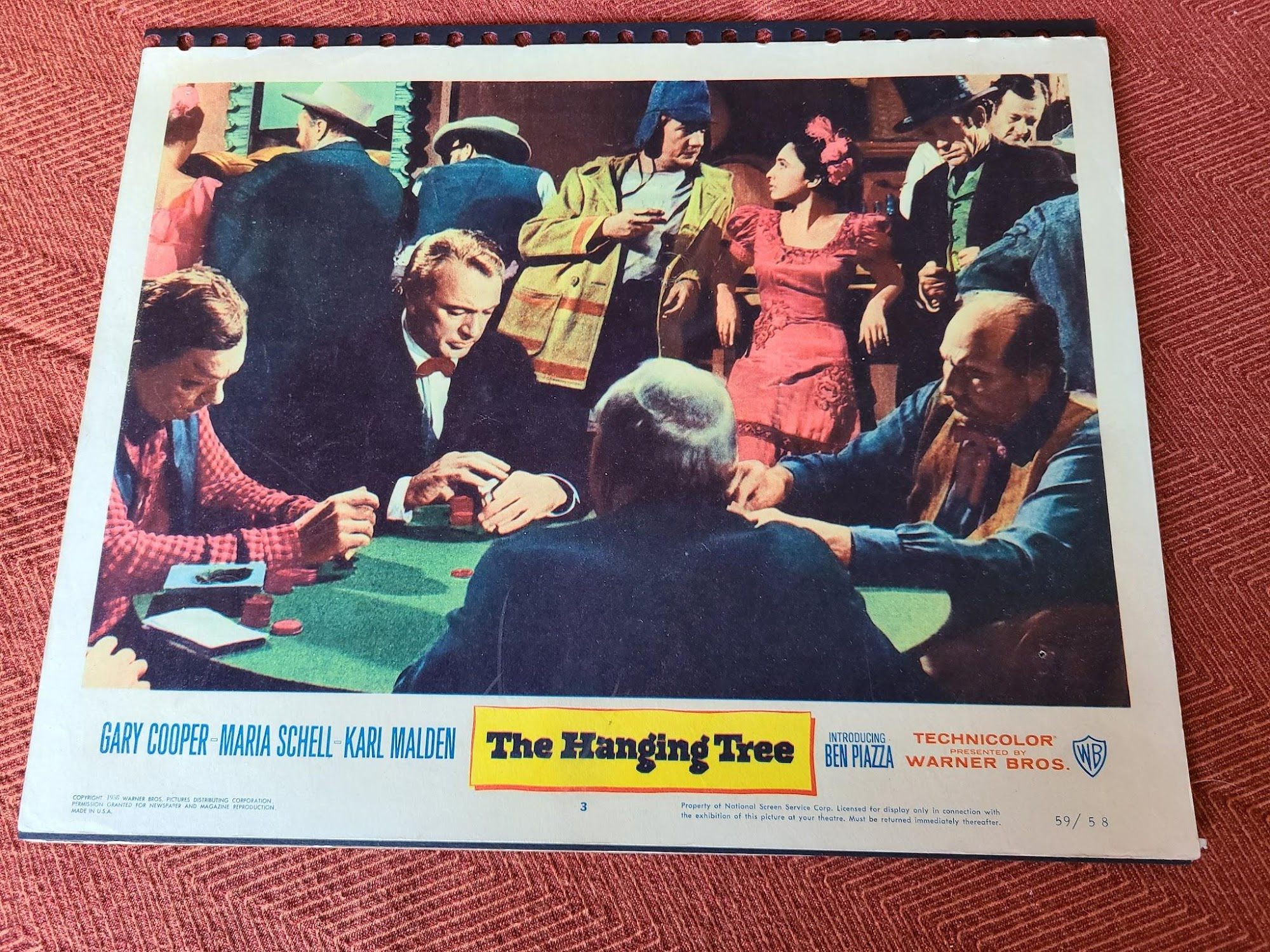 The Hanging Tree 1959 Western Lobby Cards