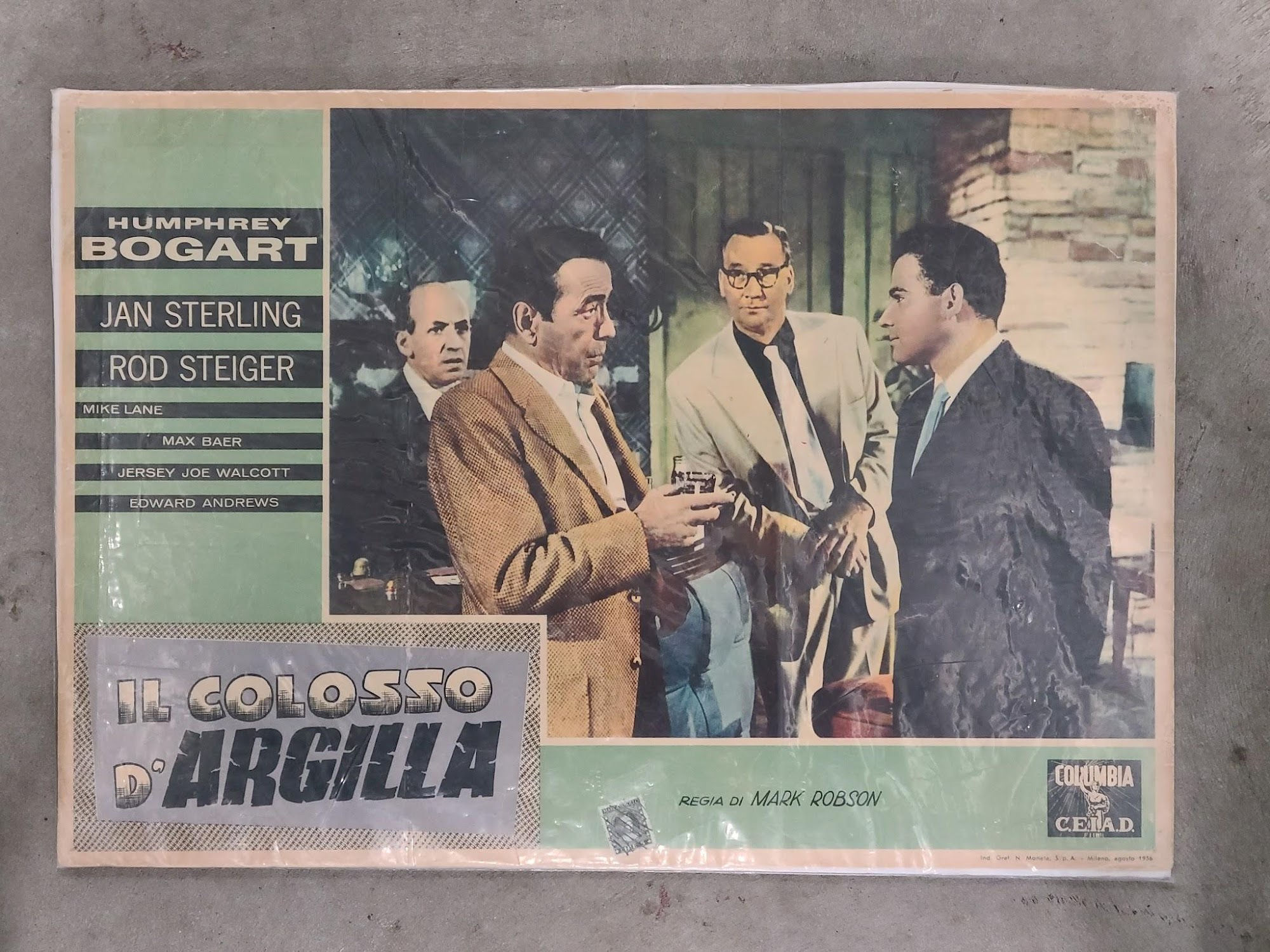 The Harder They Fall 1956 Italian Cards