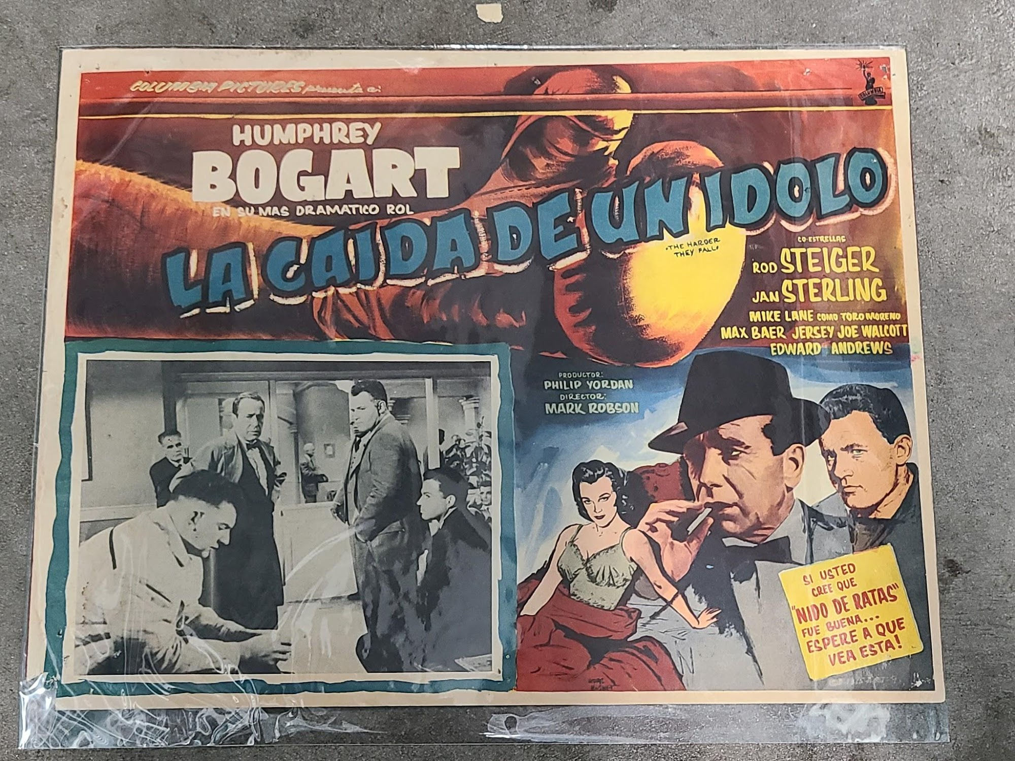 The Harder They Fall 1956 Mexican Lobby Cards