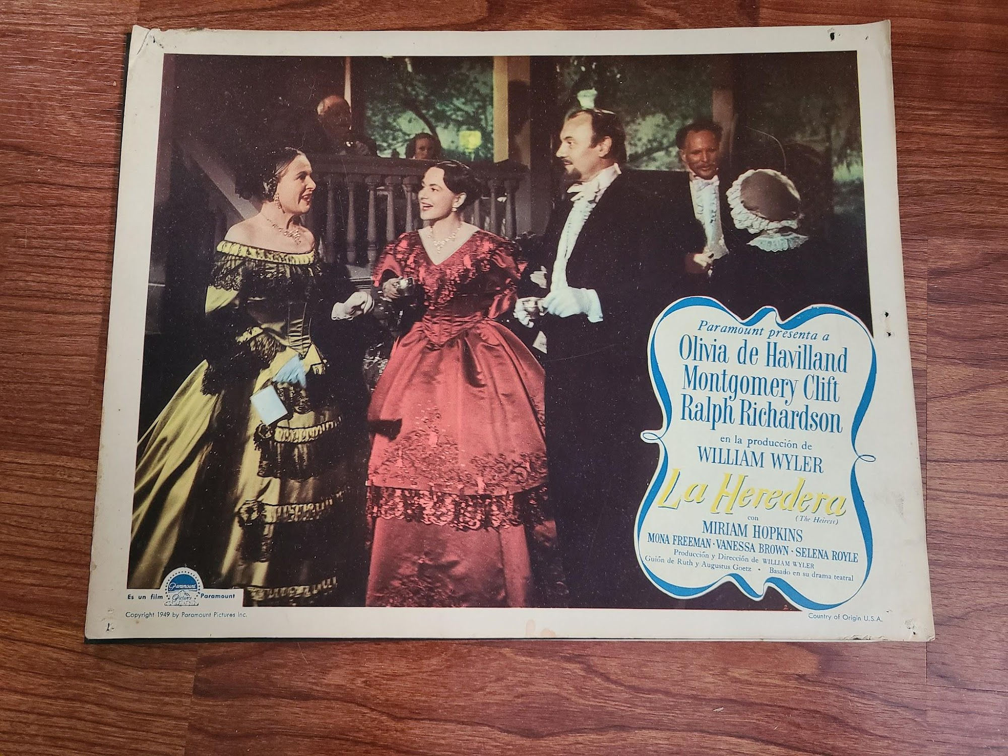 The Heiress 1949 General Lobby Cards