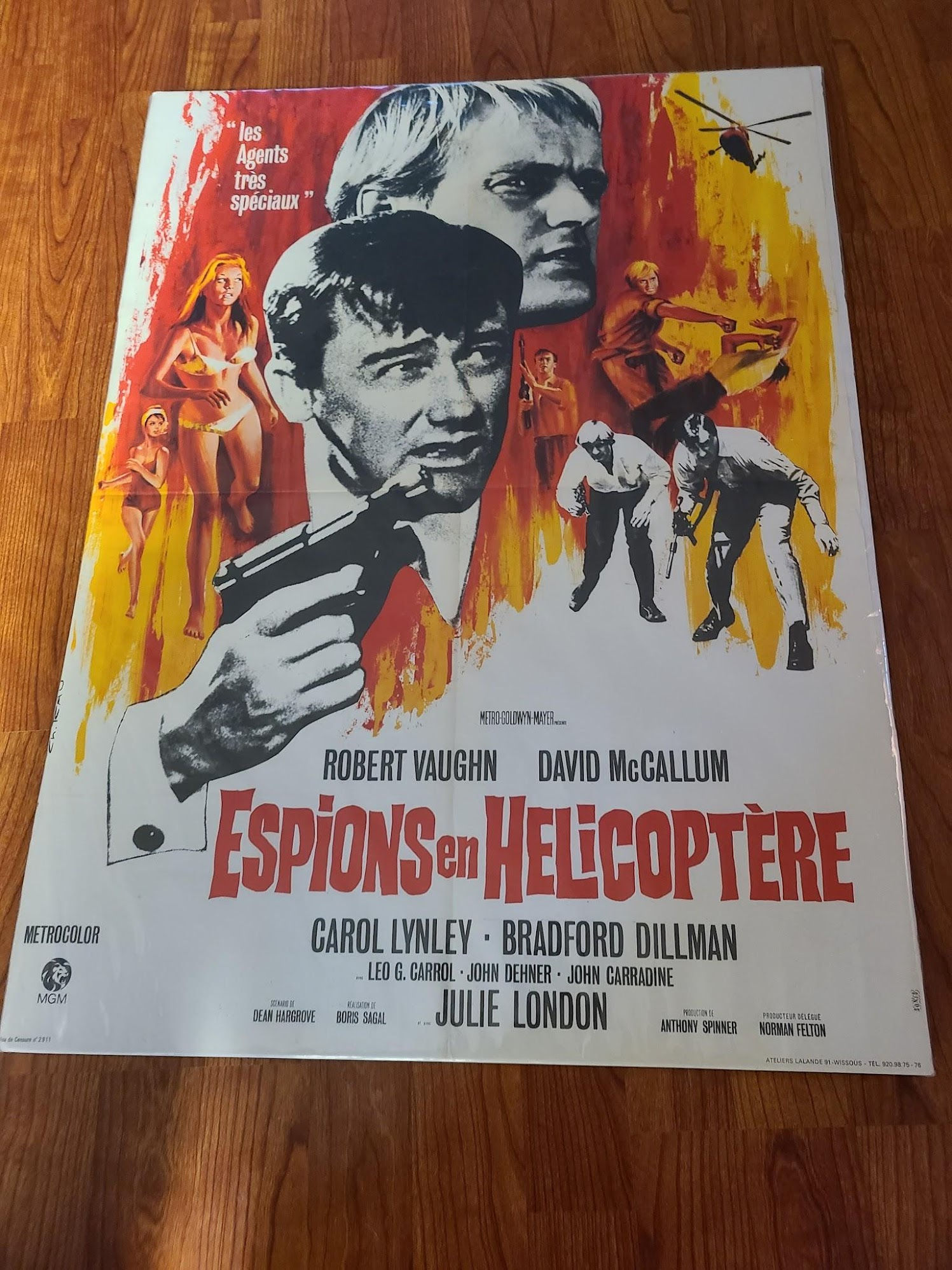 The Helicopter Spies 1967 French