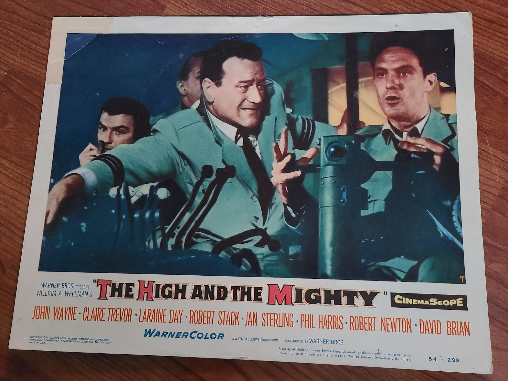 The High And The Mighty 1954 General Lobby Cards