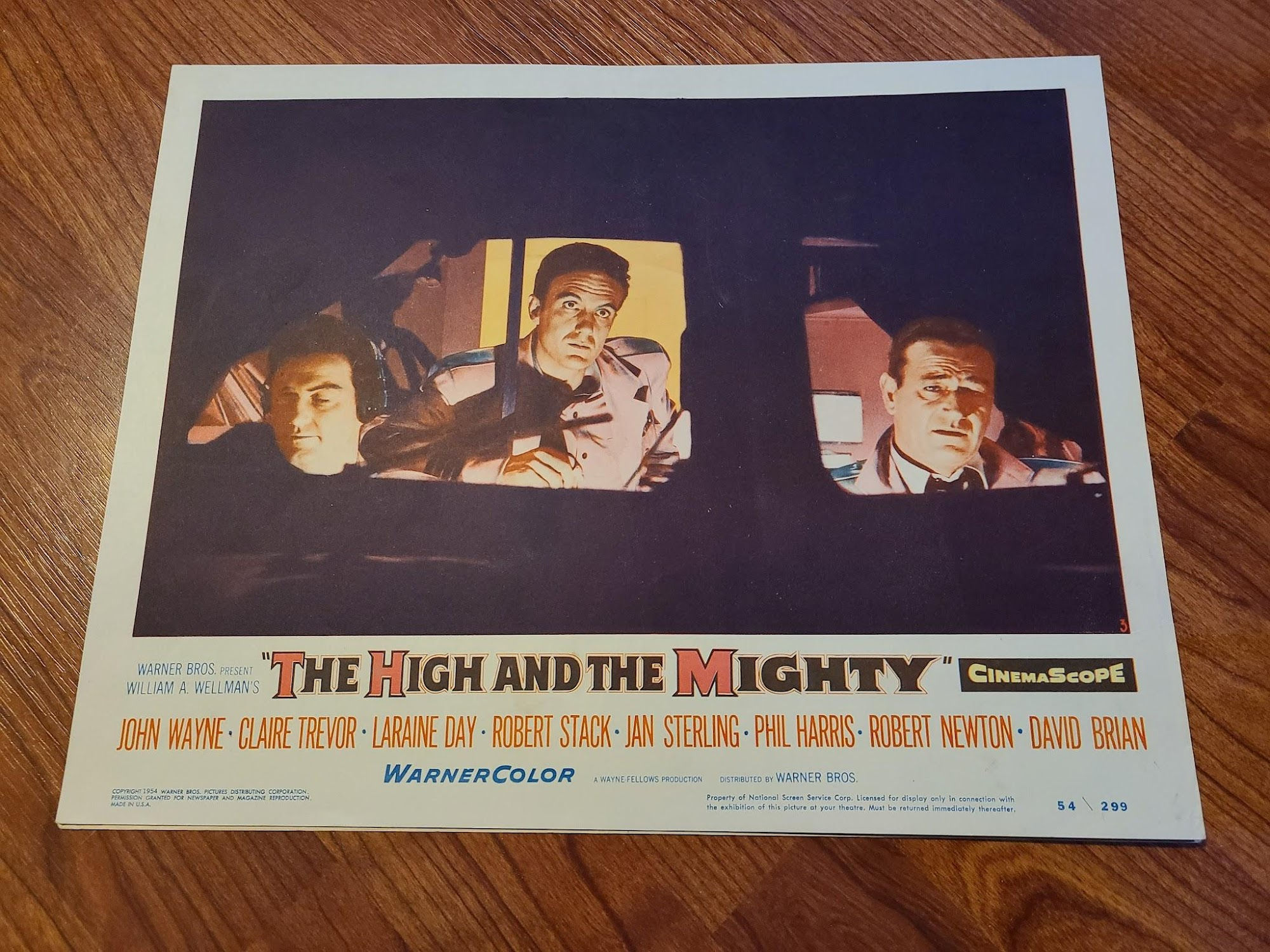 The High And The Mighty 1954 General Lobby Cards