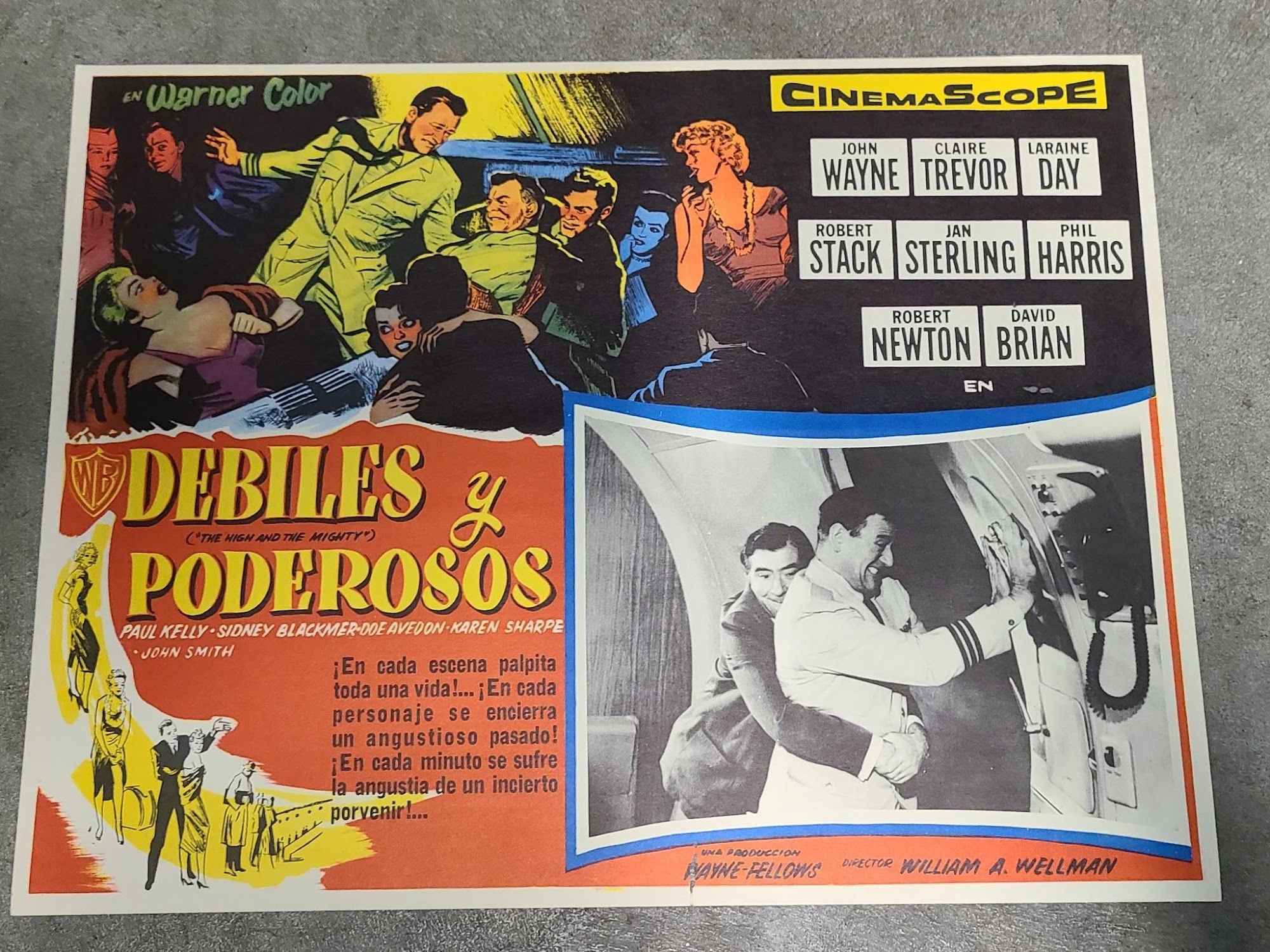 The High And The Mighty 1954 Mexican Lobby Cards