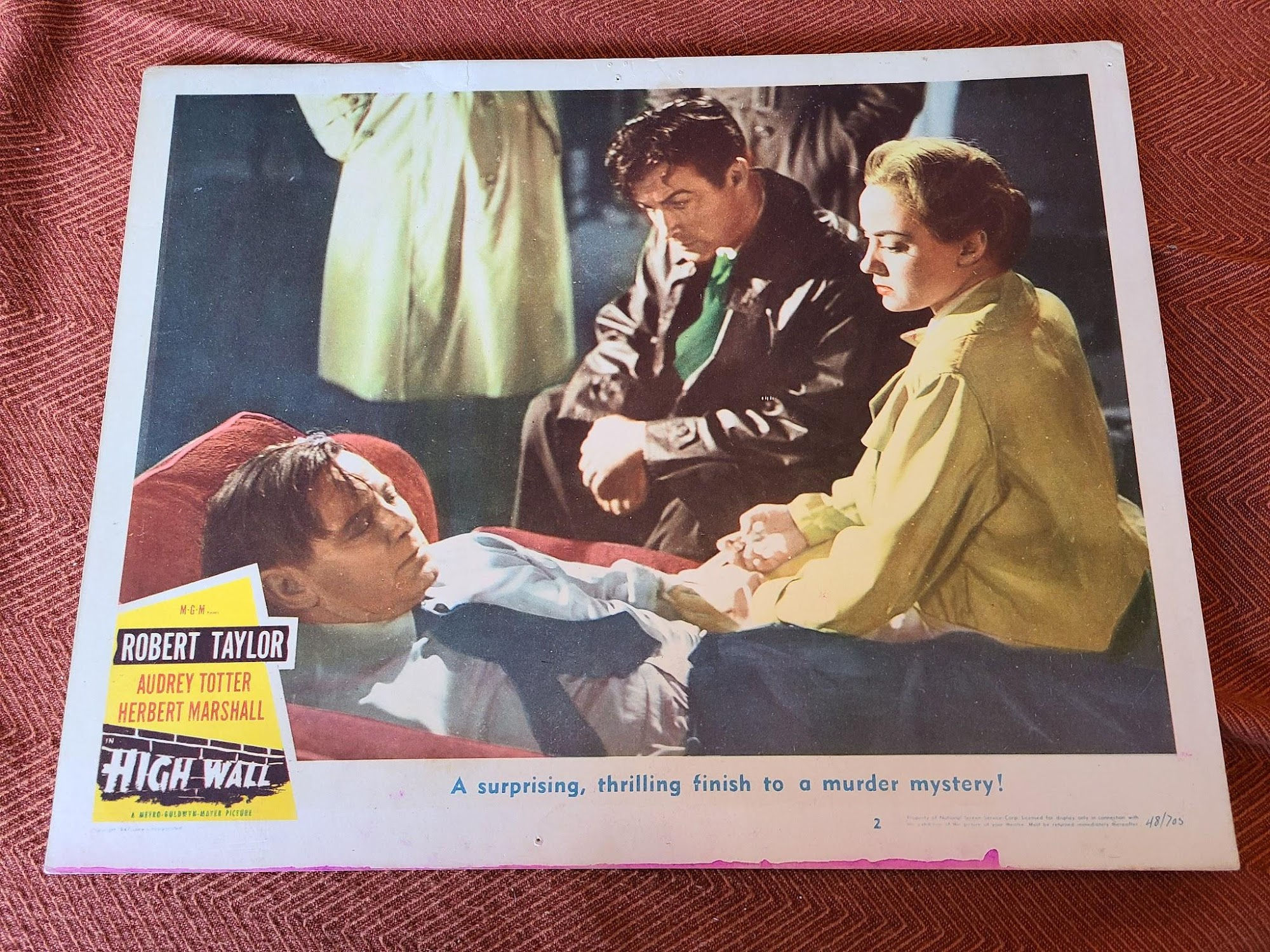 The High Wall 1947 General Lobby Cards