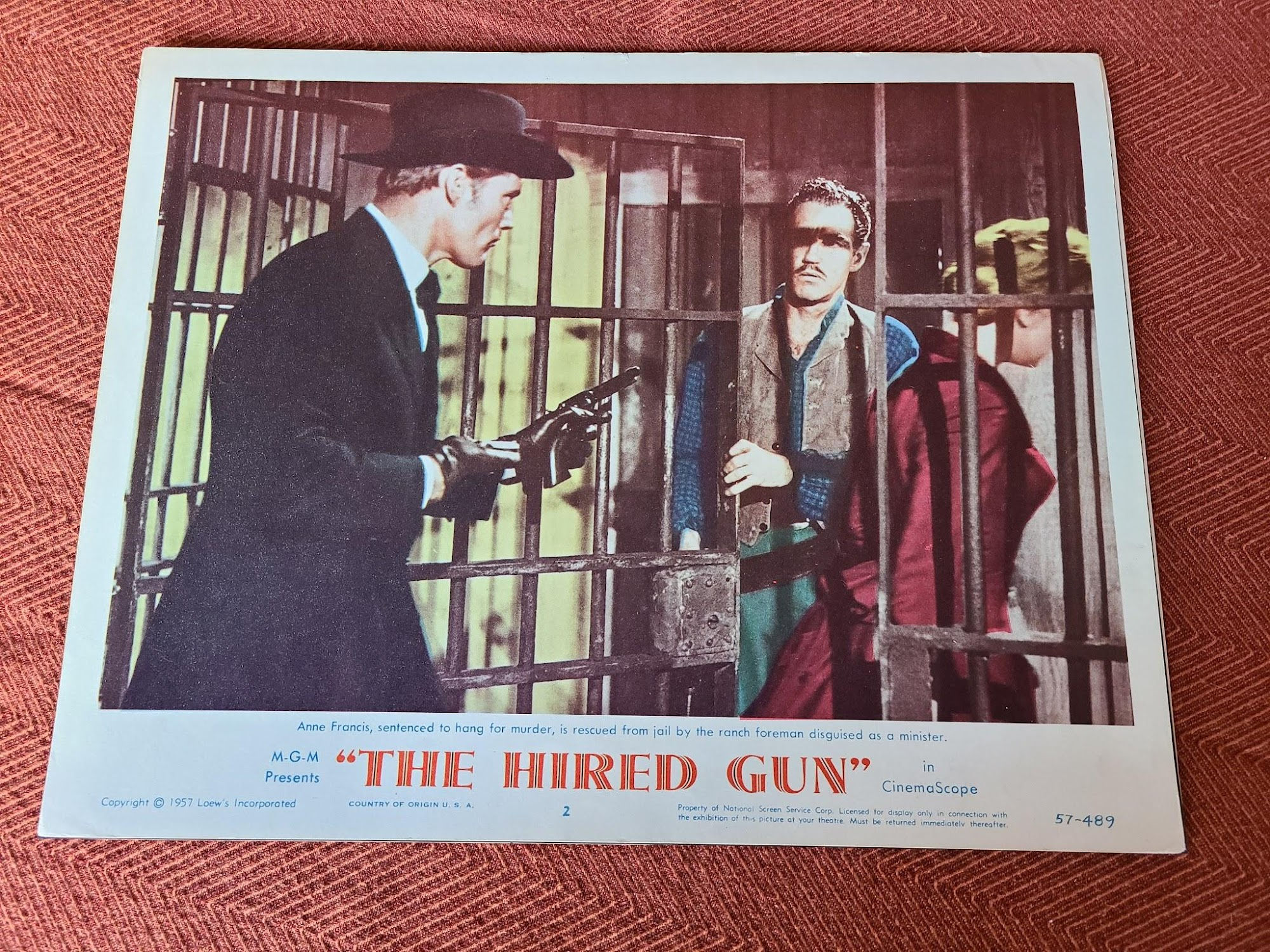 The Hired Gun 1957 Western Lobby Cards