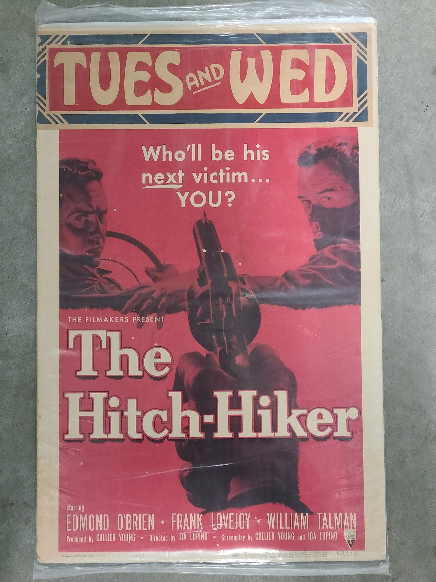 The Hitchhiker 1953 Window Cards