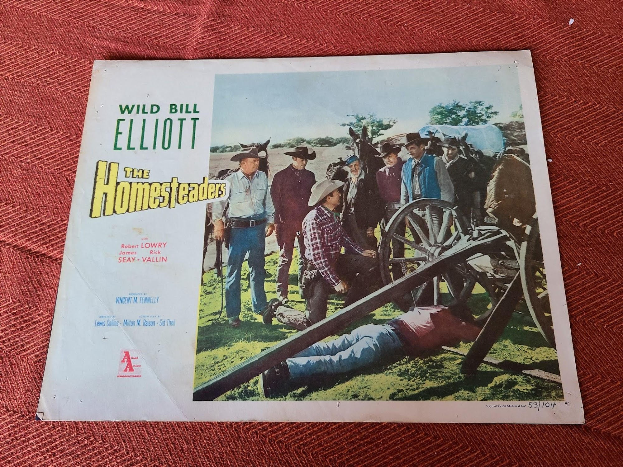 The Homesteaders 1953 Western Lobby Cards