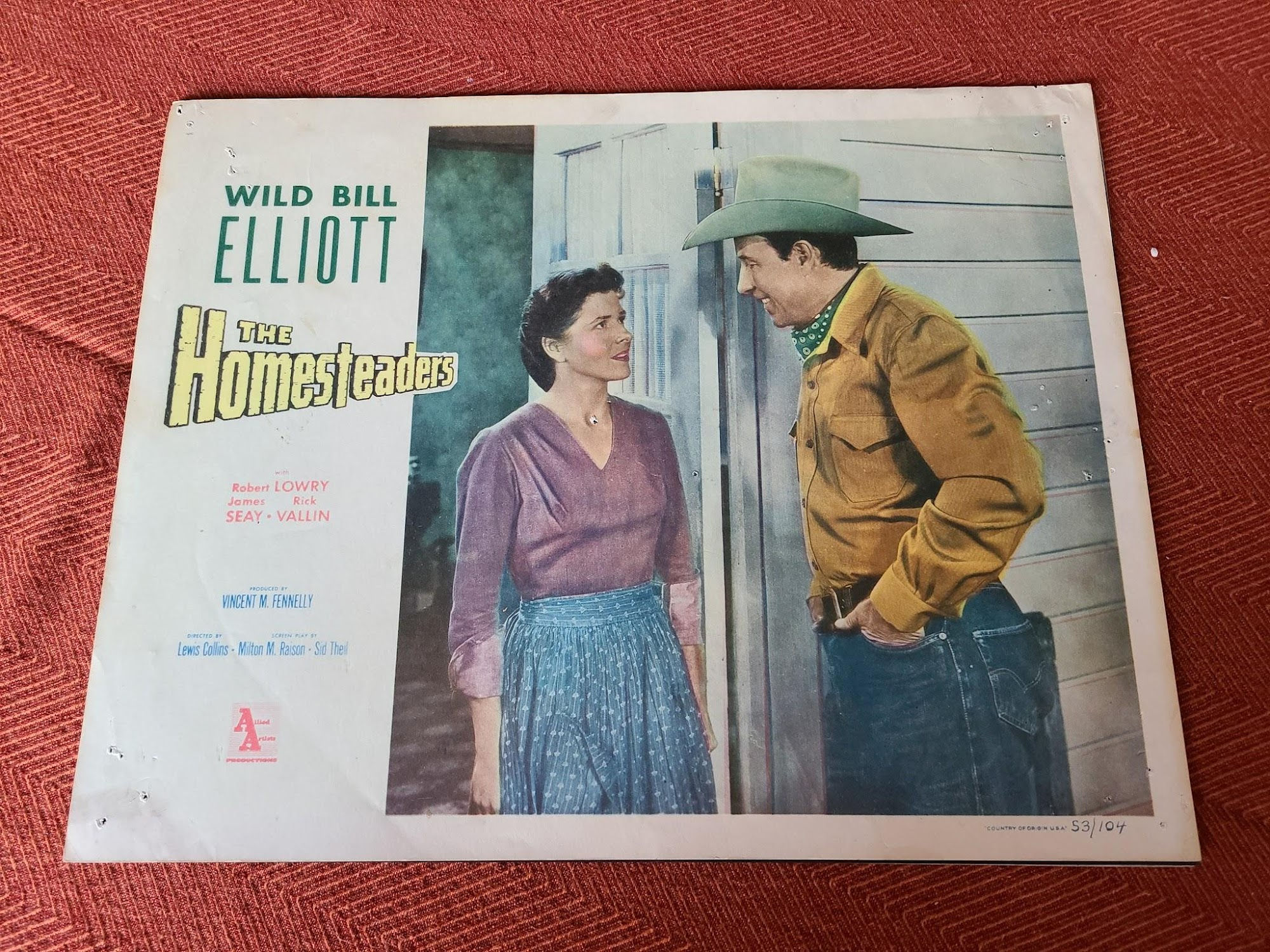 The Homesteaders 1953 Western Lobby Cards