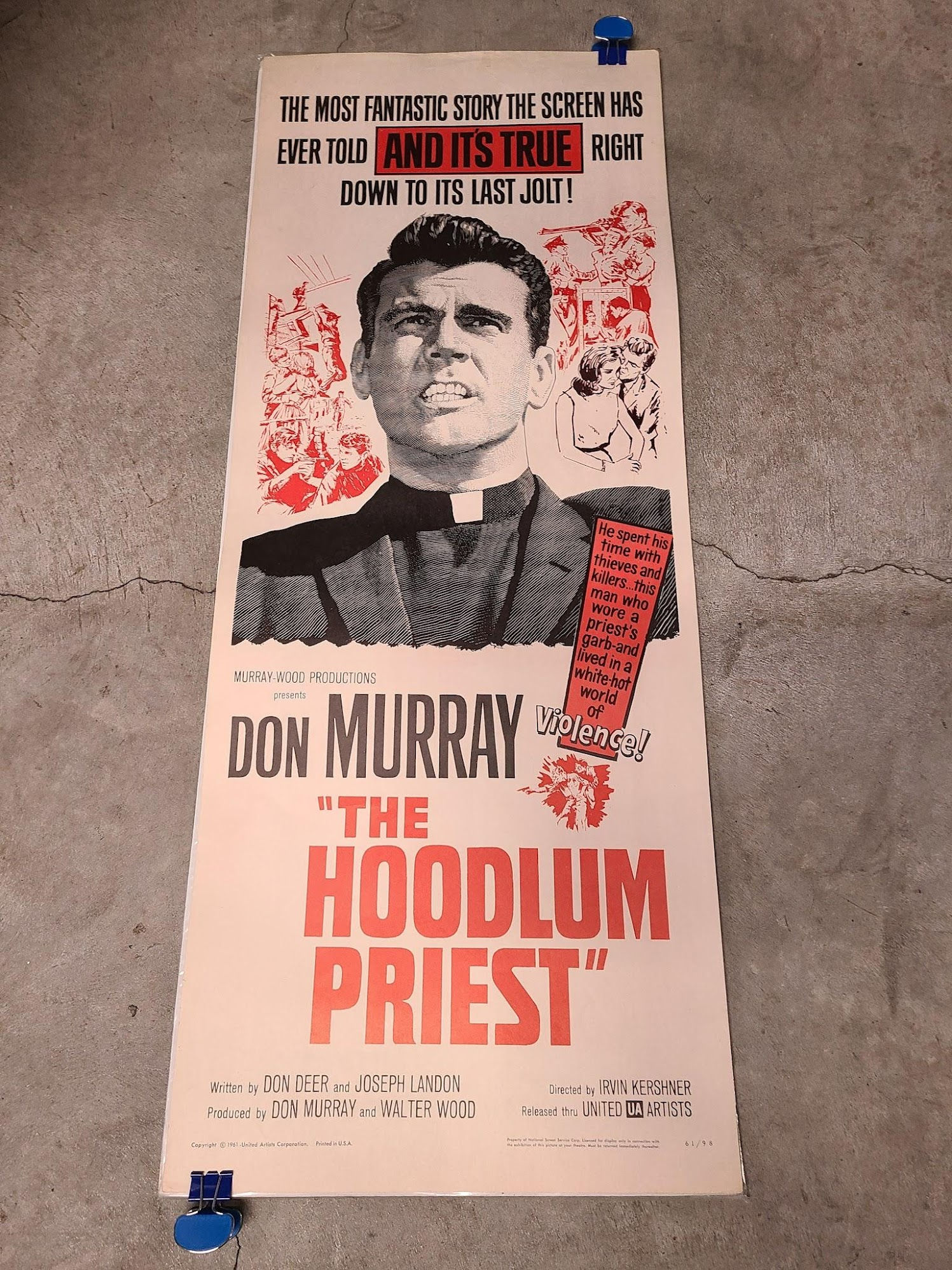 The Hoodlum Priest 1961 Inserts
