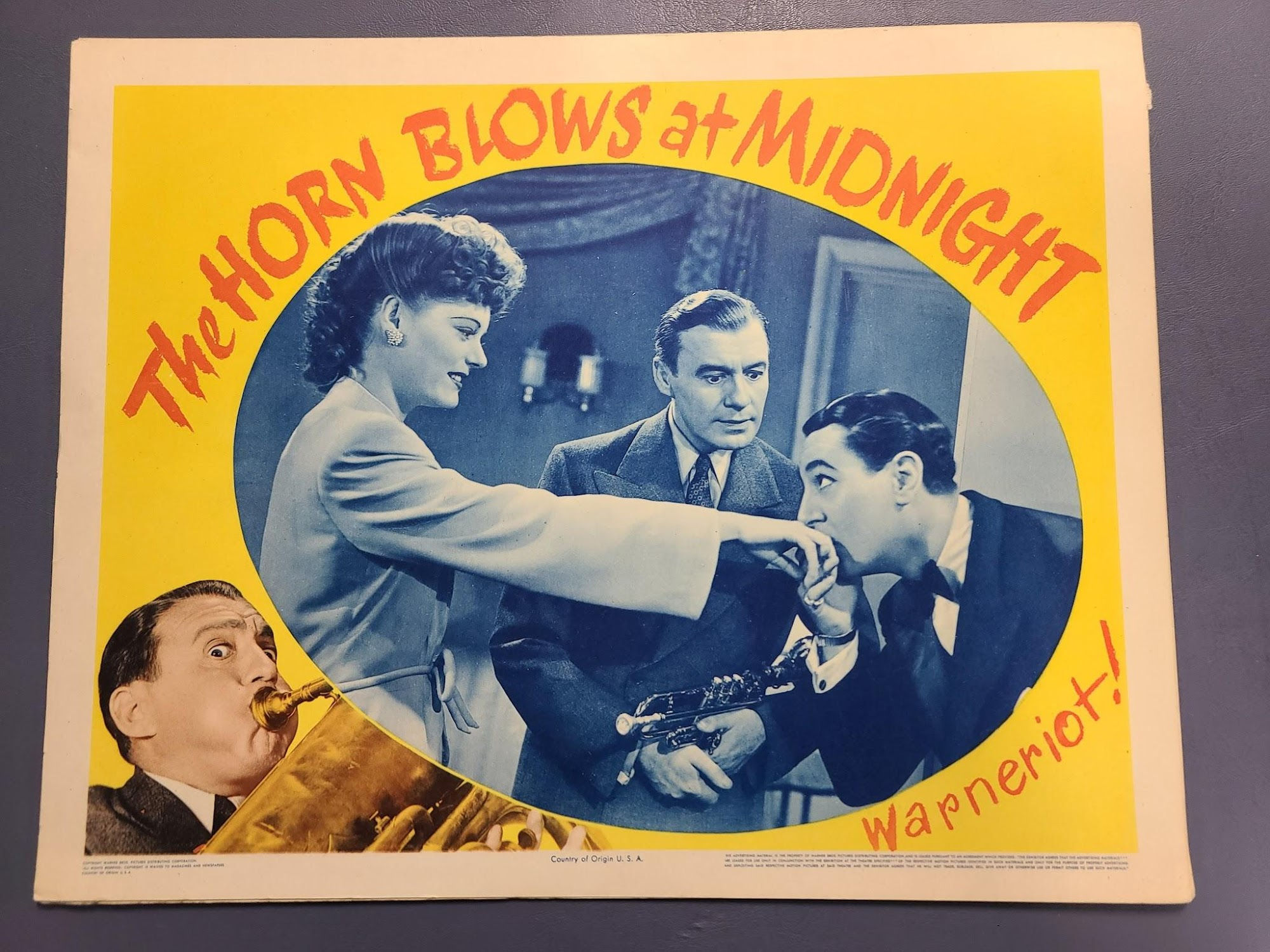The Horn Blows At Midnight 1945 General Lobby Cards