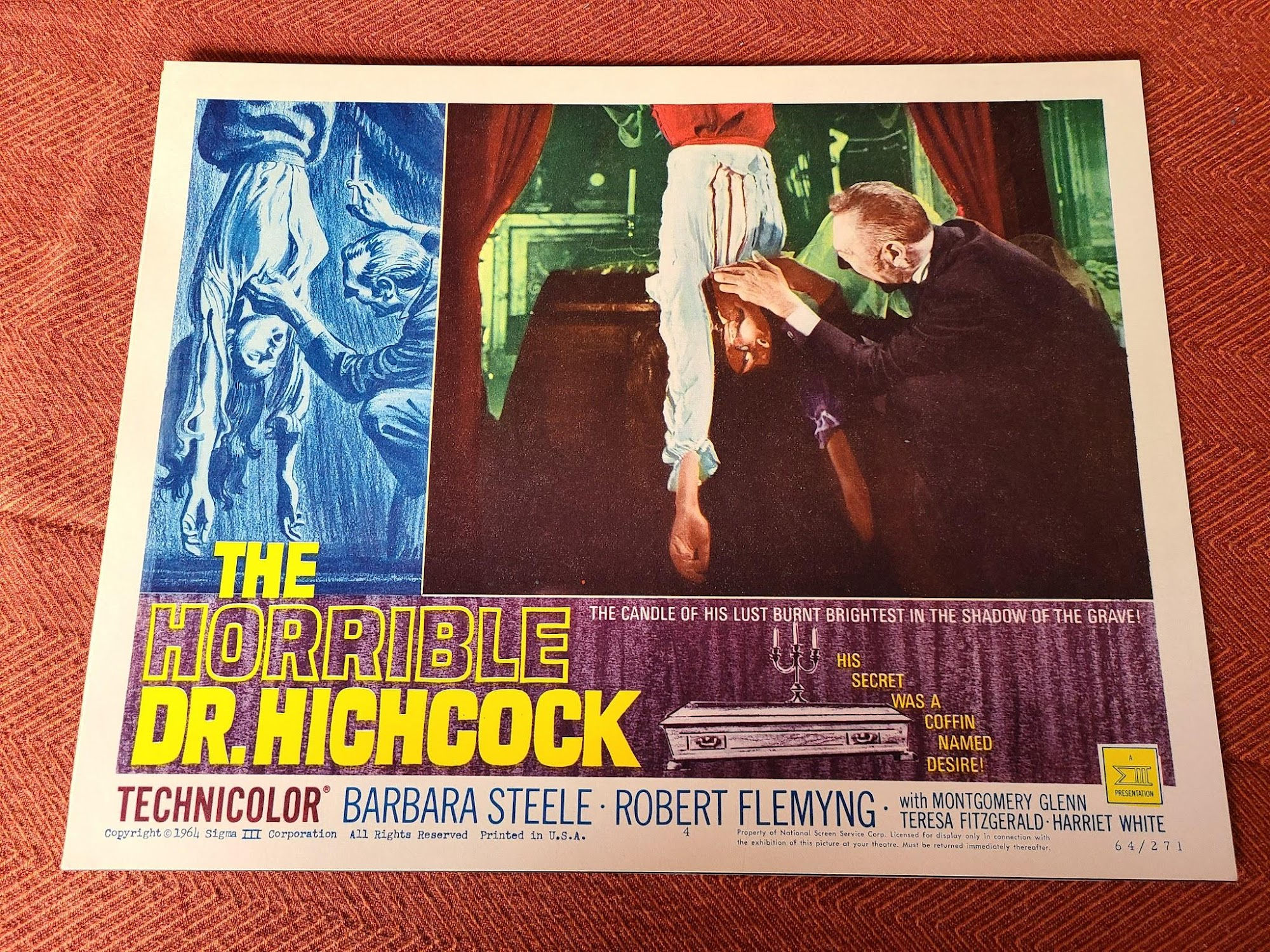The Horrible Dr. Hitchcock 1964 Scifi/Horror